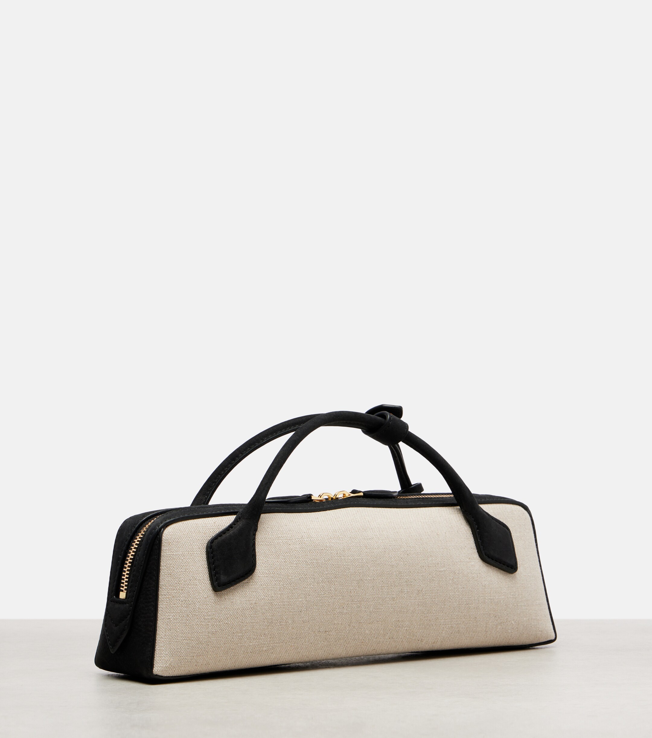 Alaïa Le Teckel canvas clutch