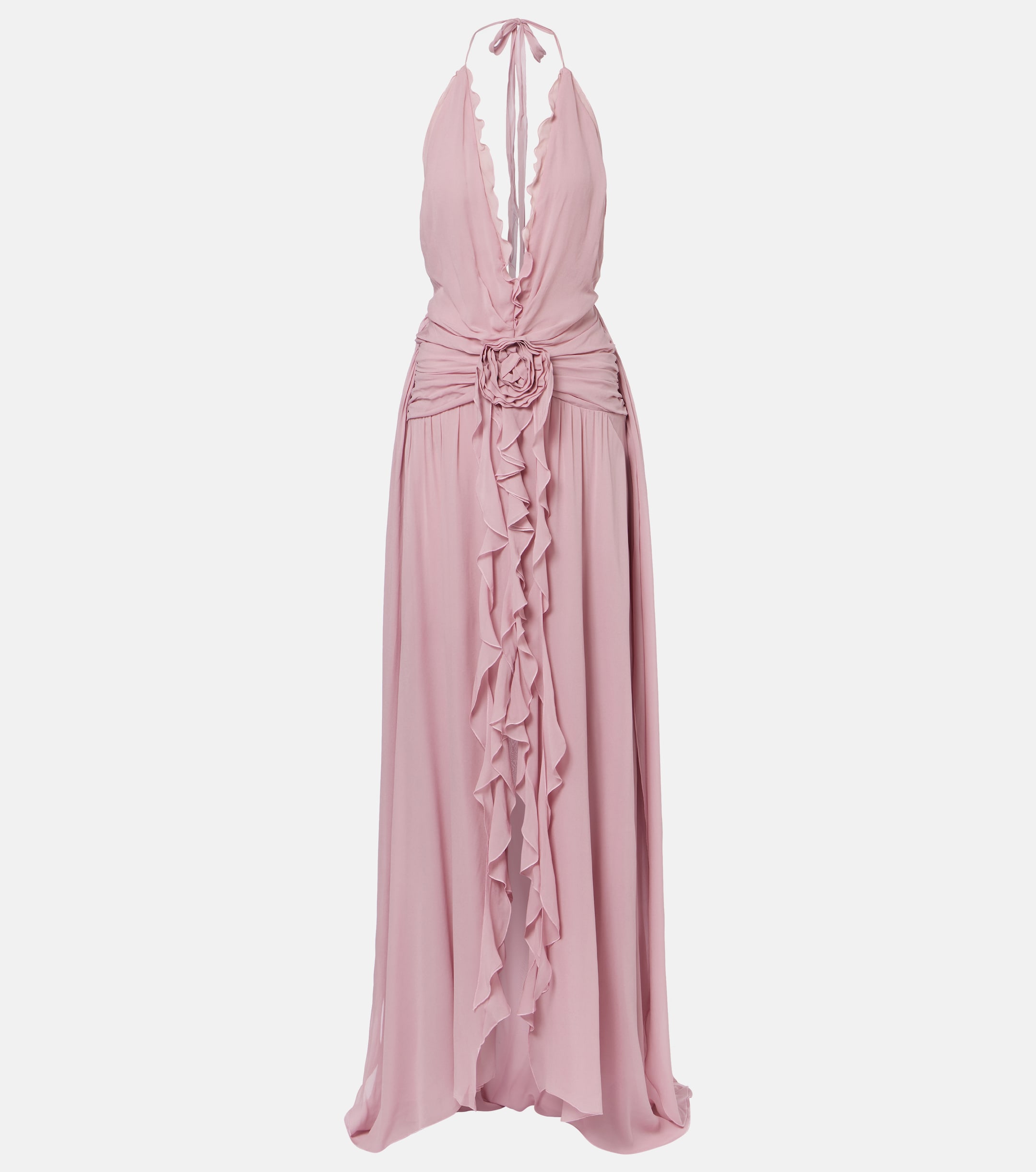 Blumarine - Ruffled georgette gown | Plush Blumarine - Ruffled georgette gown | Plush