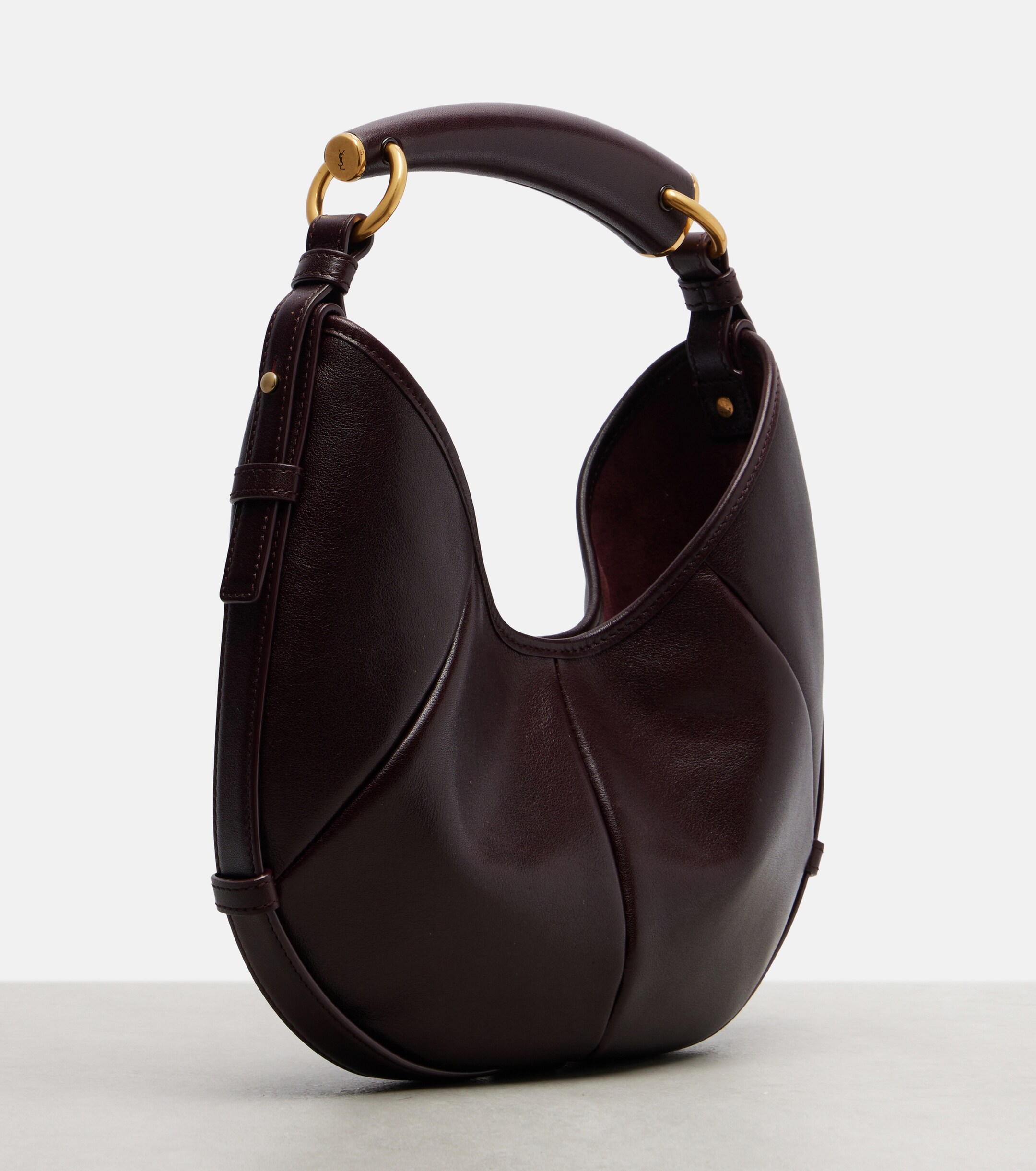 Saint Laurent Mombasa Small leather top-handle bag