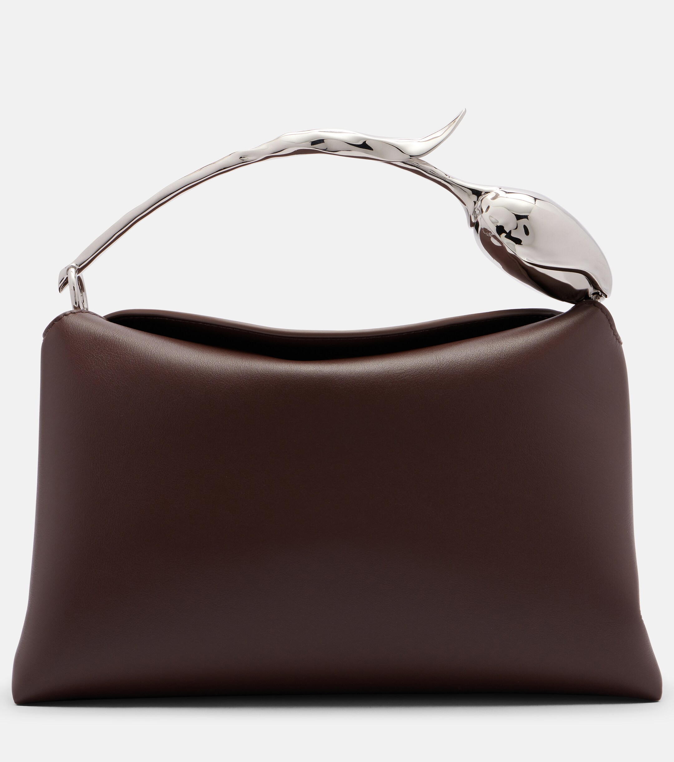Erdem Bloom Midi leather top-handle bag