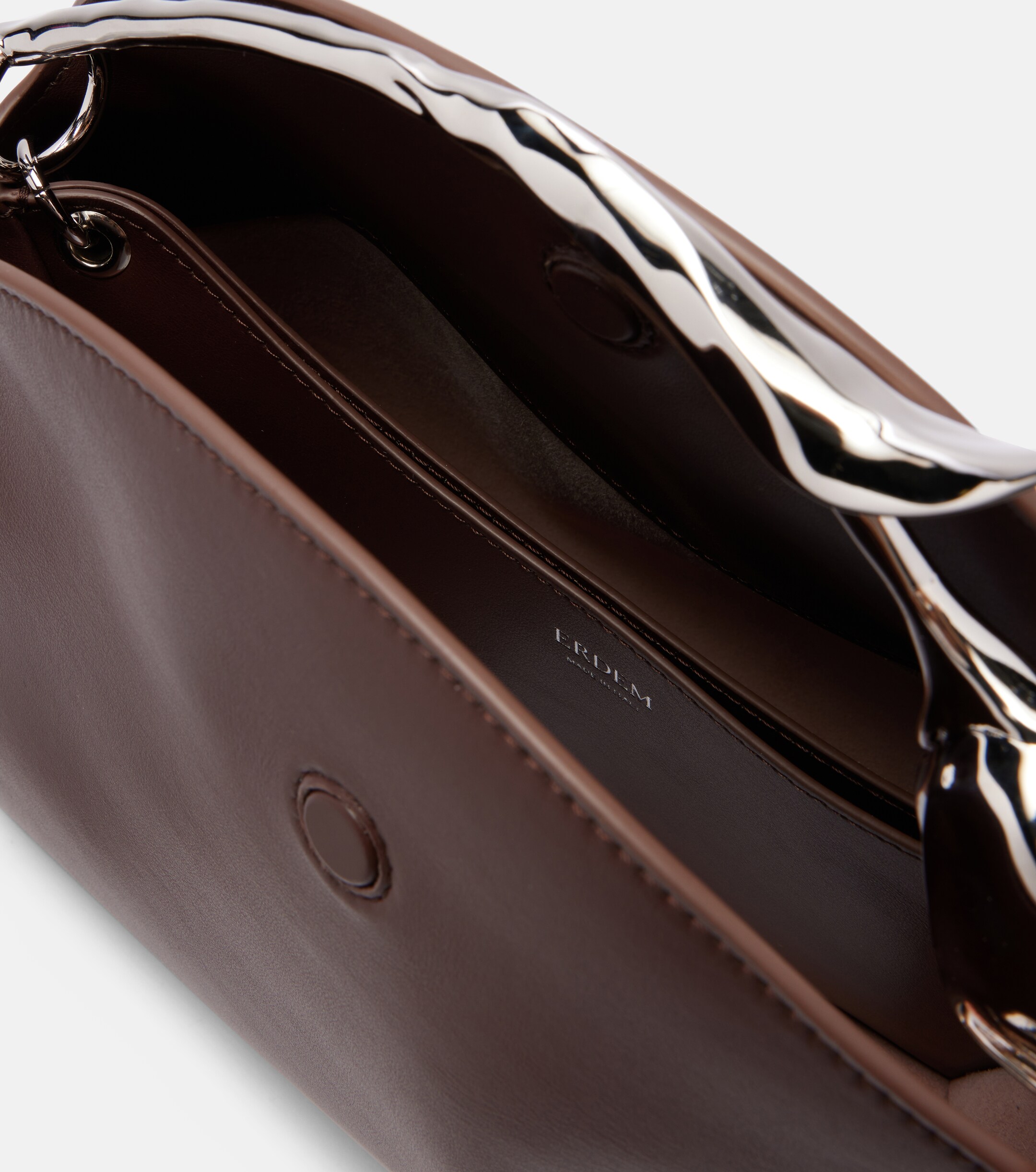 Erdem Bloom Midi leather top-handle bag
