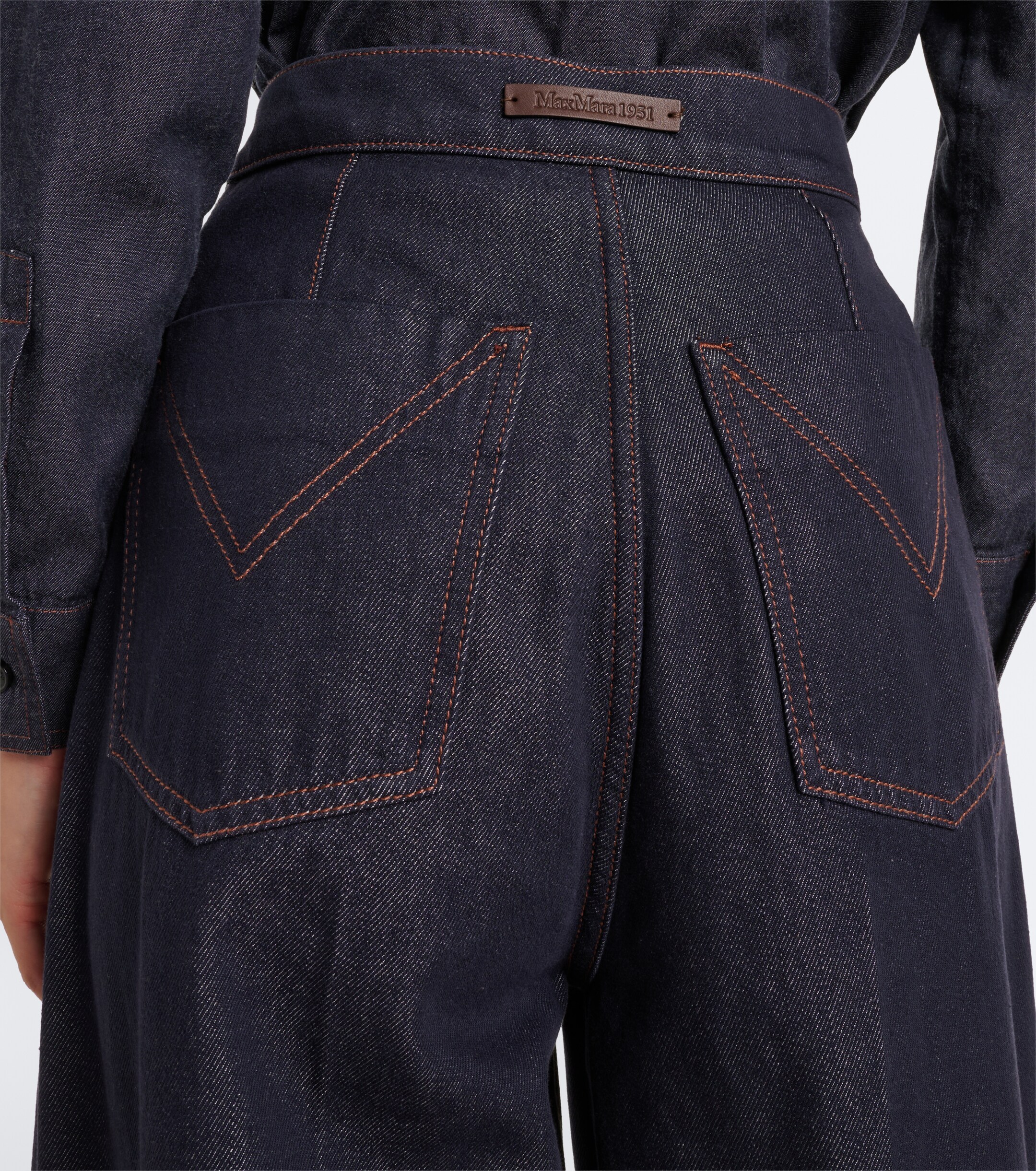 Max Mara Max Mara High-rise wide-leg jeans