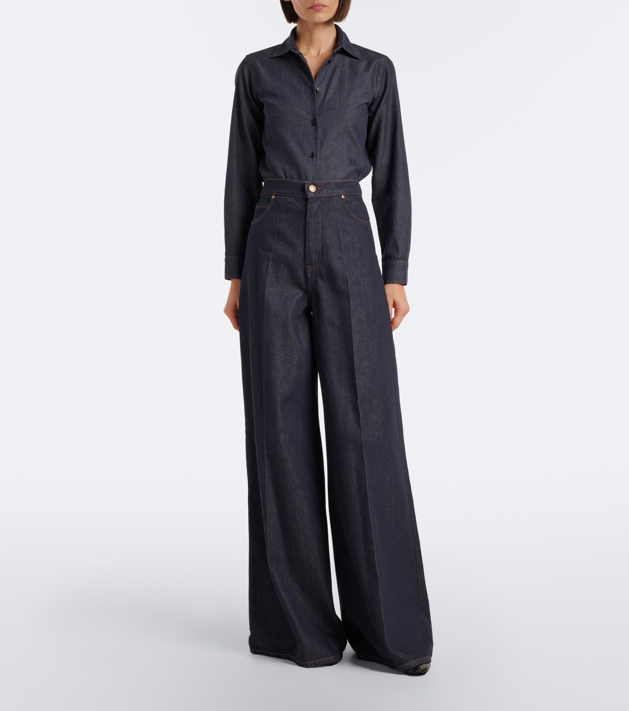 Max Mara Max Mara High-rise wide-leg jeans