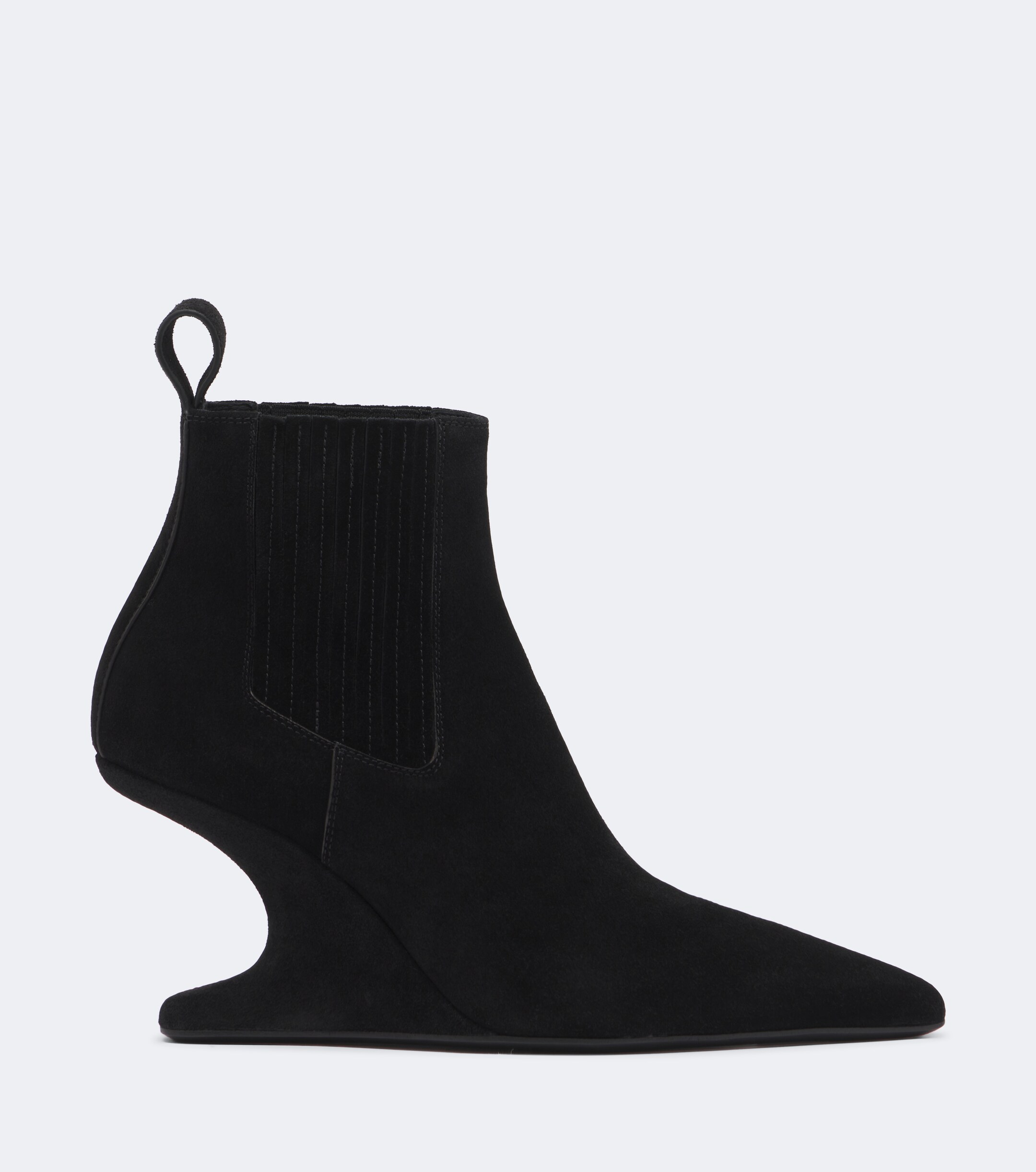 Rick Owens Rick Owens Cantilever suede wedge boots