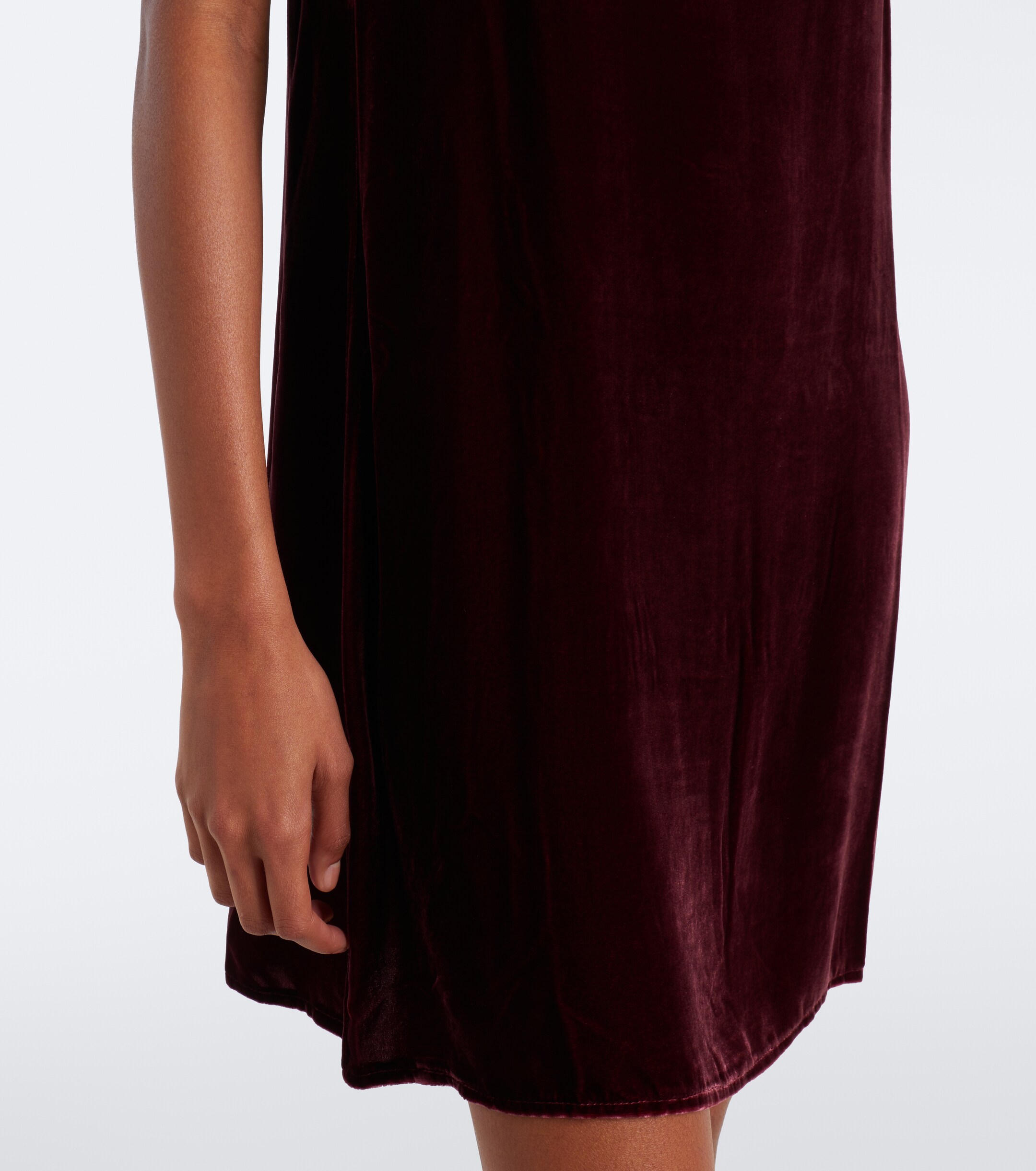 Asceno Asceno Forio velvet minidress