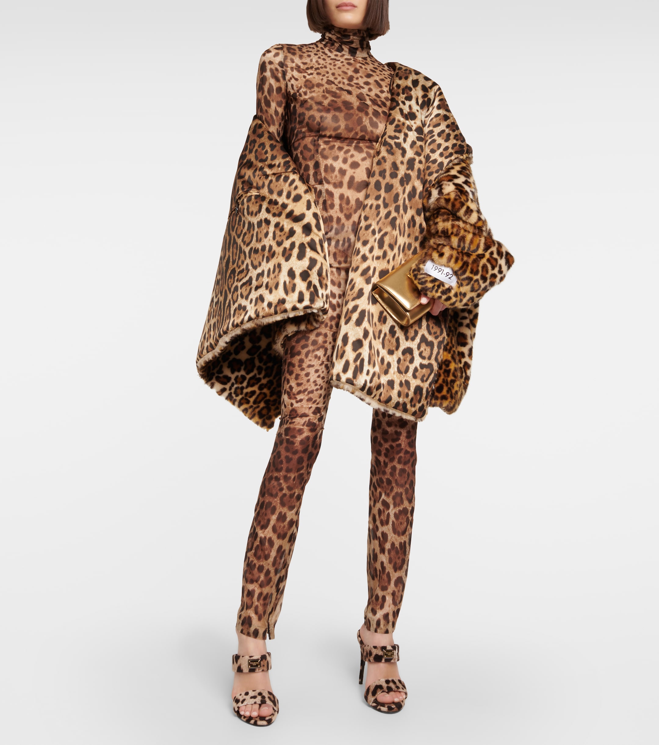 Dolce&Gabbana x Kim leopard-print silk-blend jumpsuit