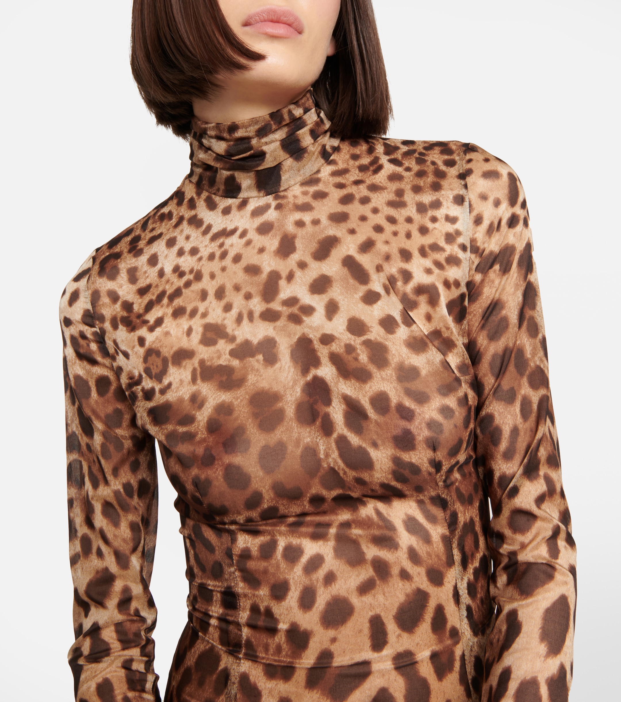 Dolce&Gabbana x Kim leopard-print silk-blend jumpsuit