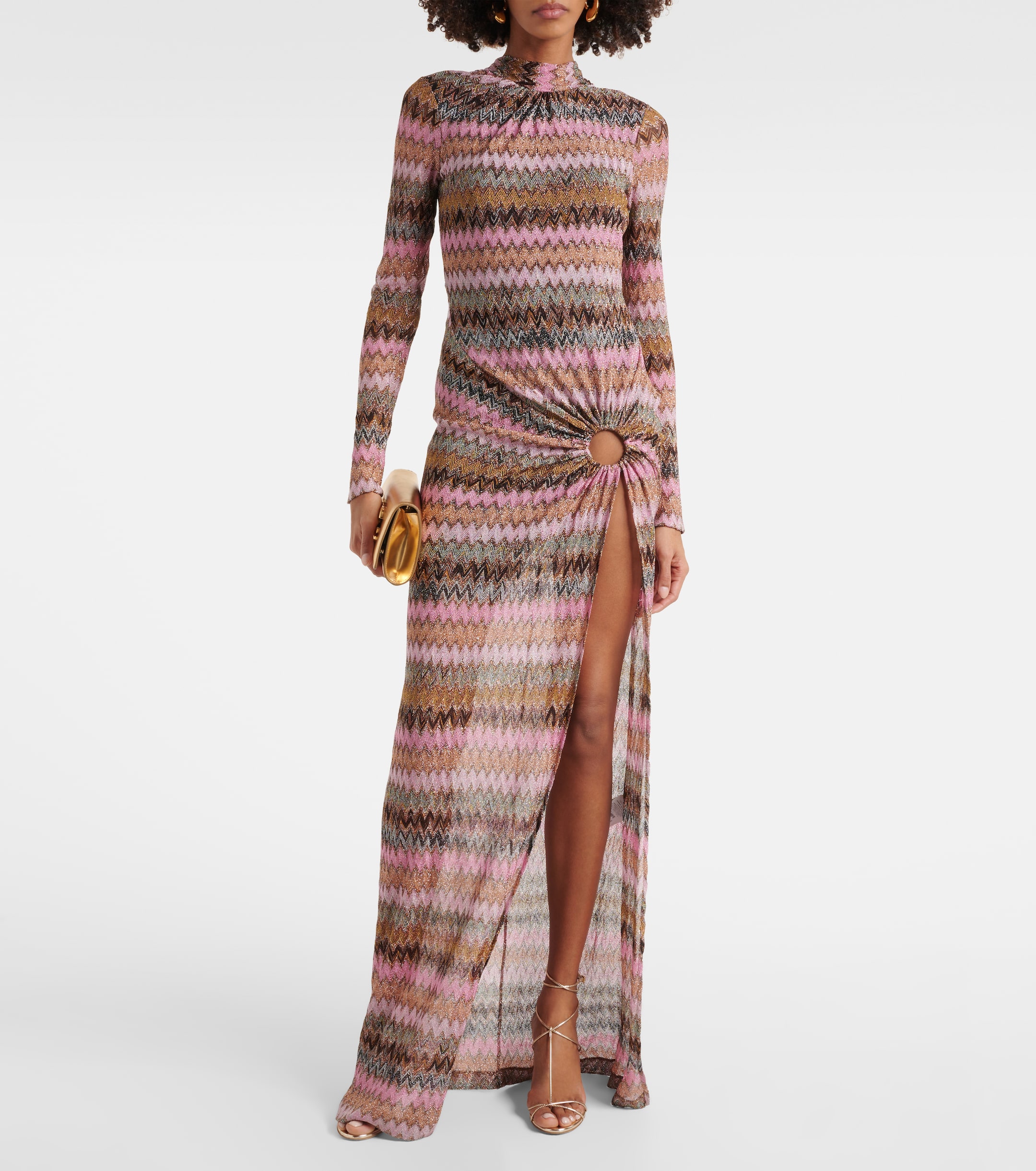 Missoni Zig Zag cutout gown