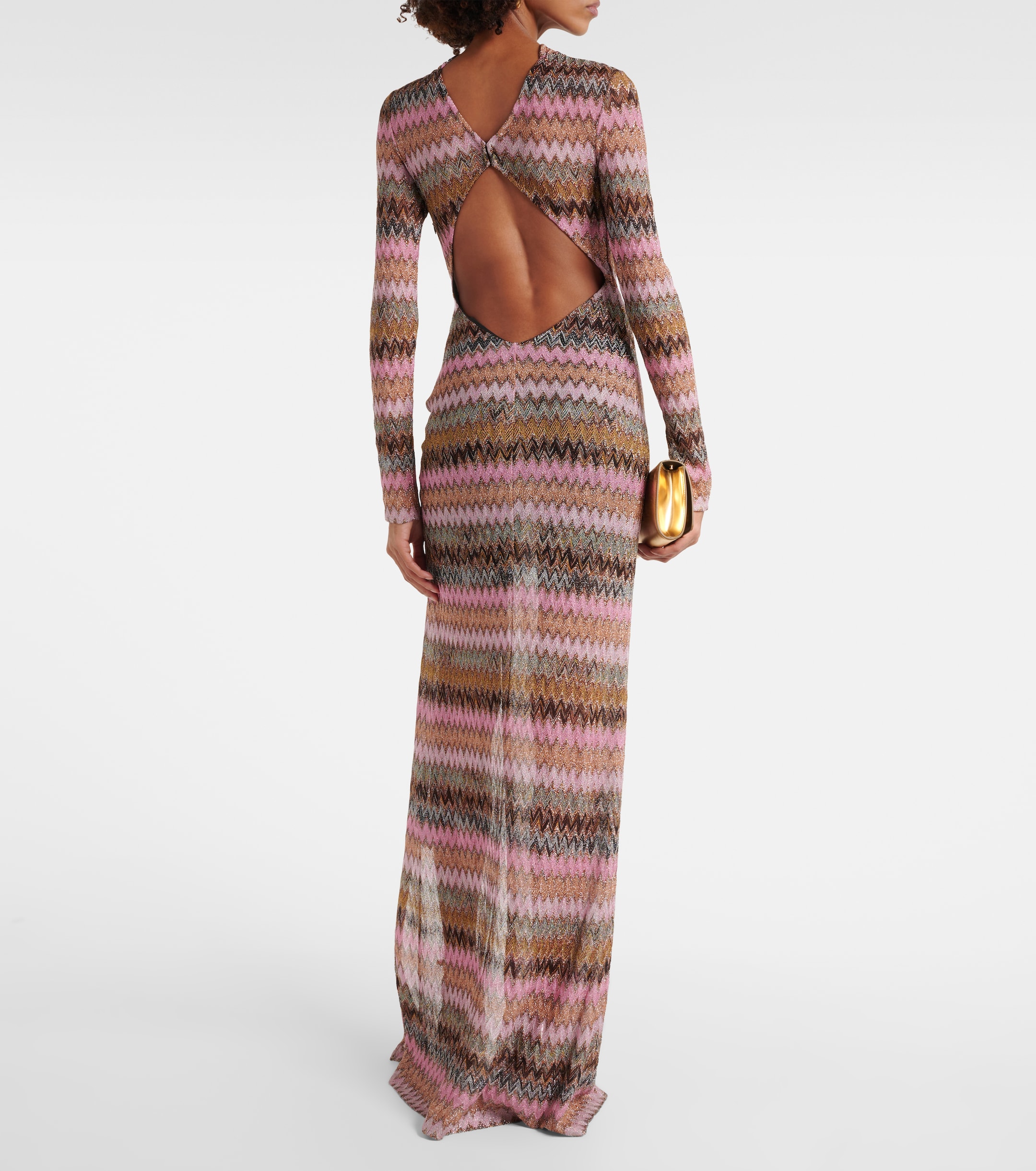 Missoni Zig Zag cutout gown