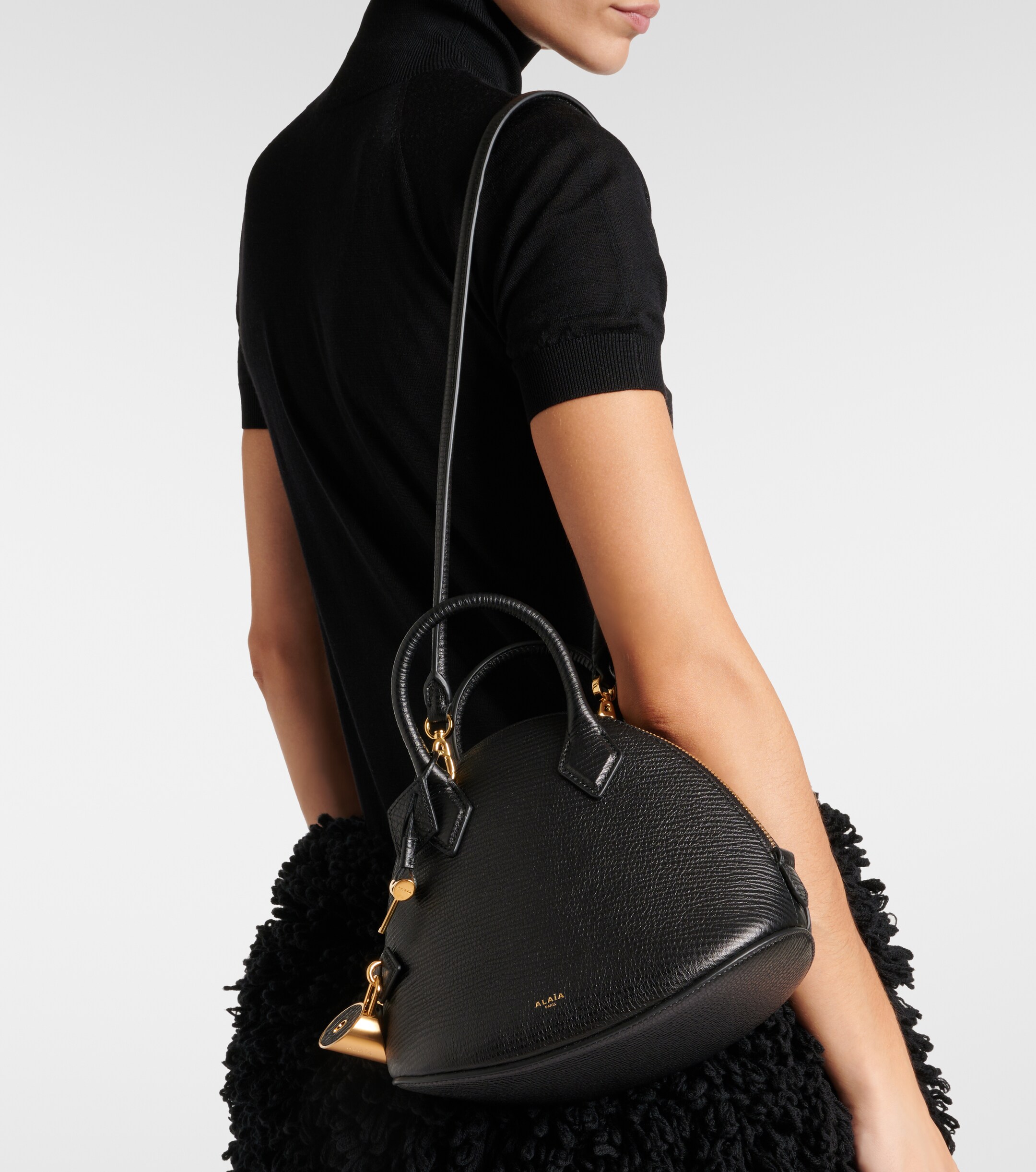 Alaïa Dome 25 leather tote bag