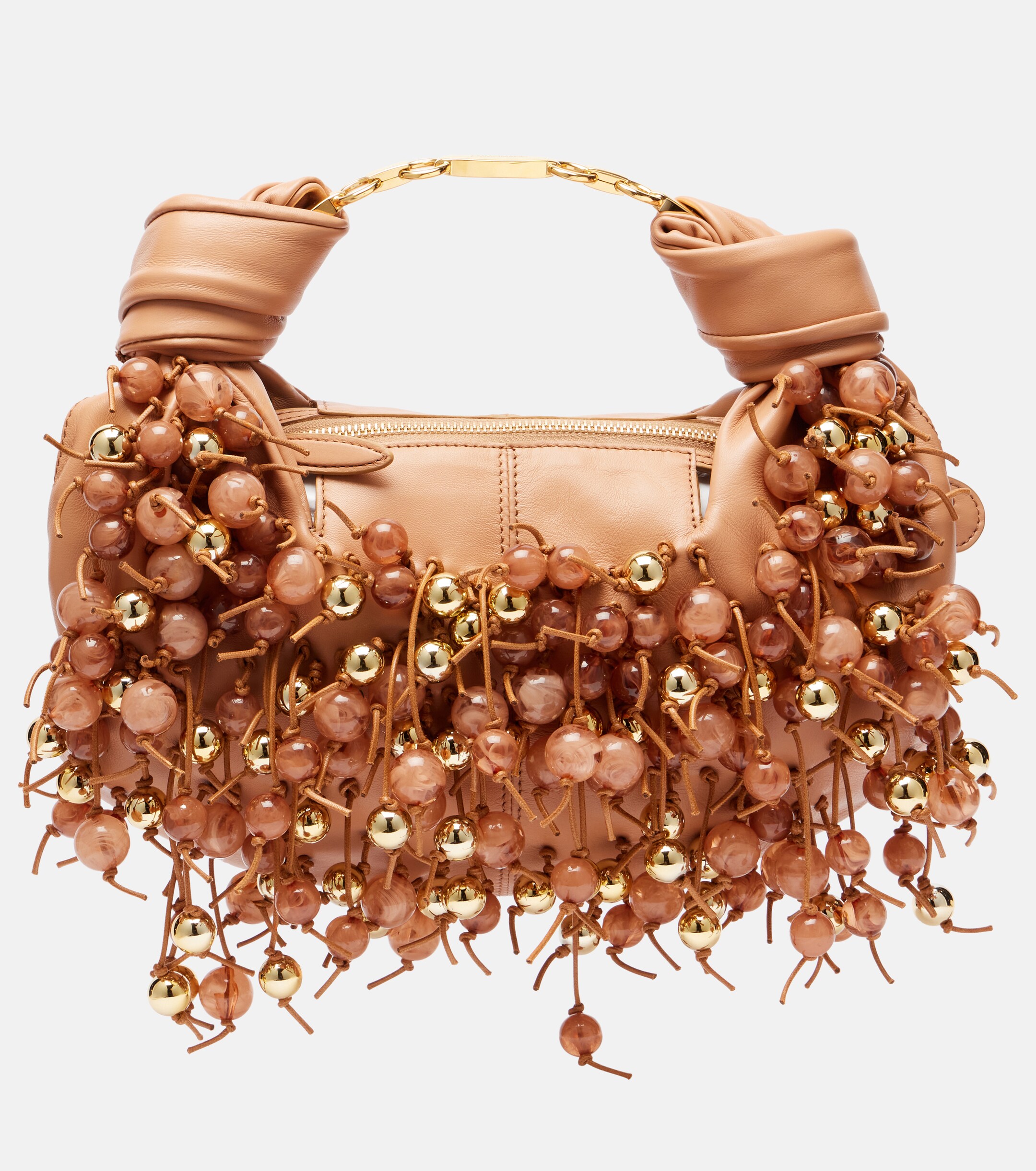 Zimmermann Foam beaded leather shoulder bag