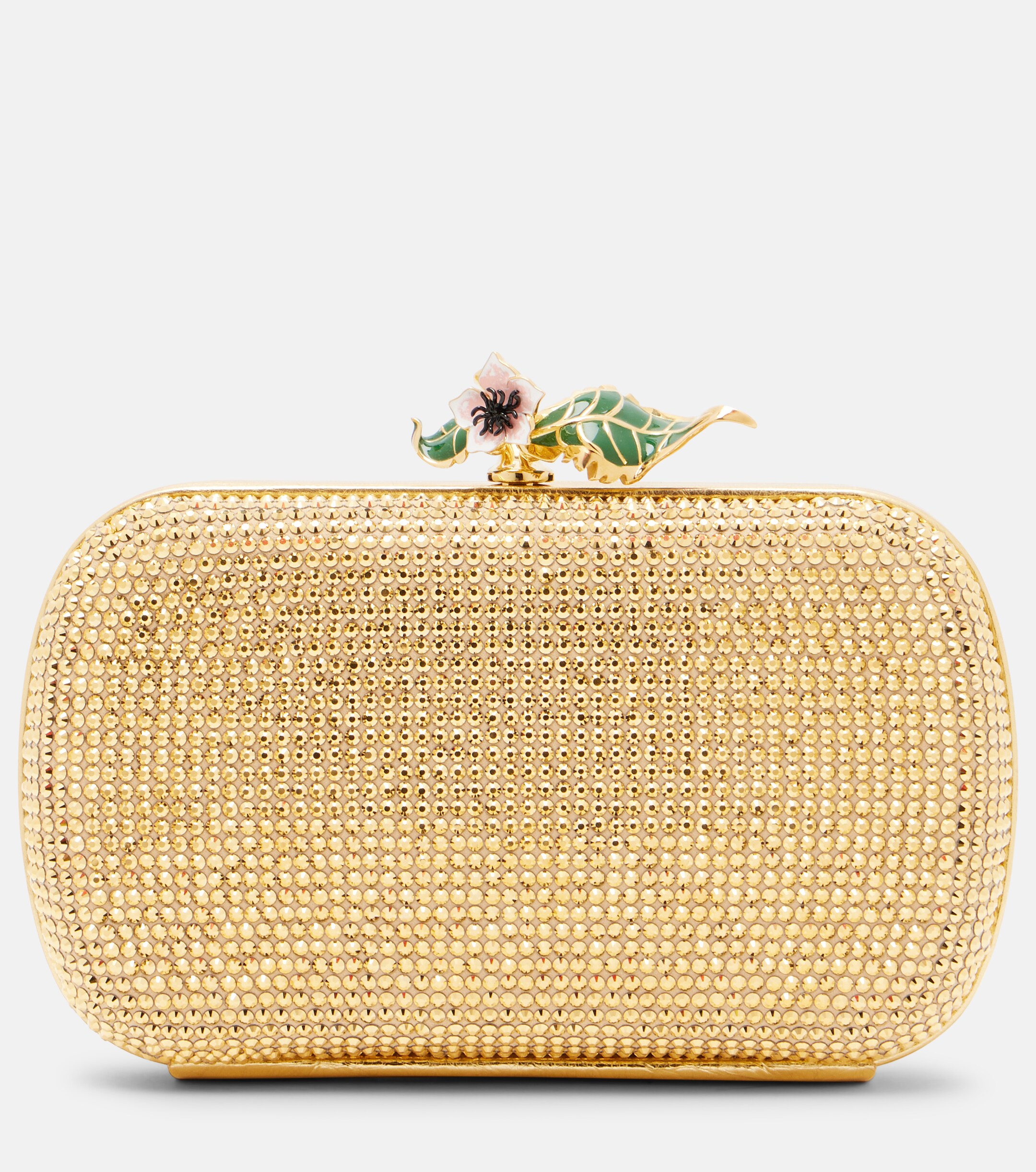 Bottega Veneta Knot embellished leather clutch