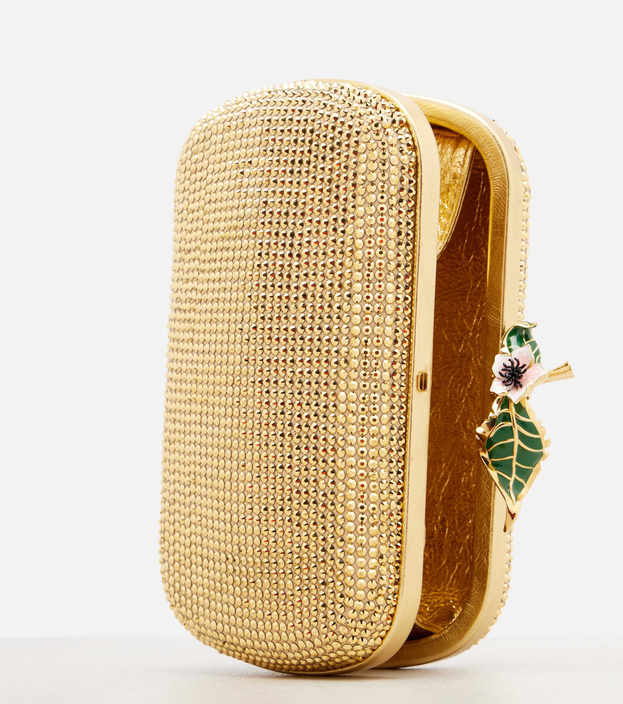 Bottega Veneta Knot embellished leather clutch