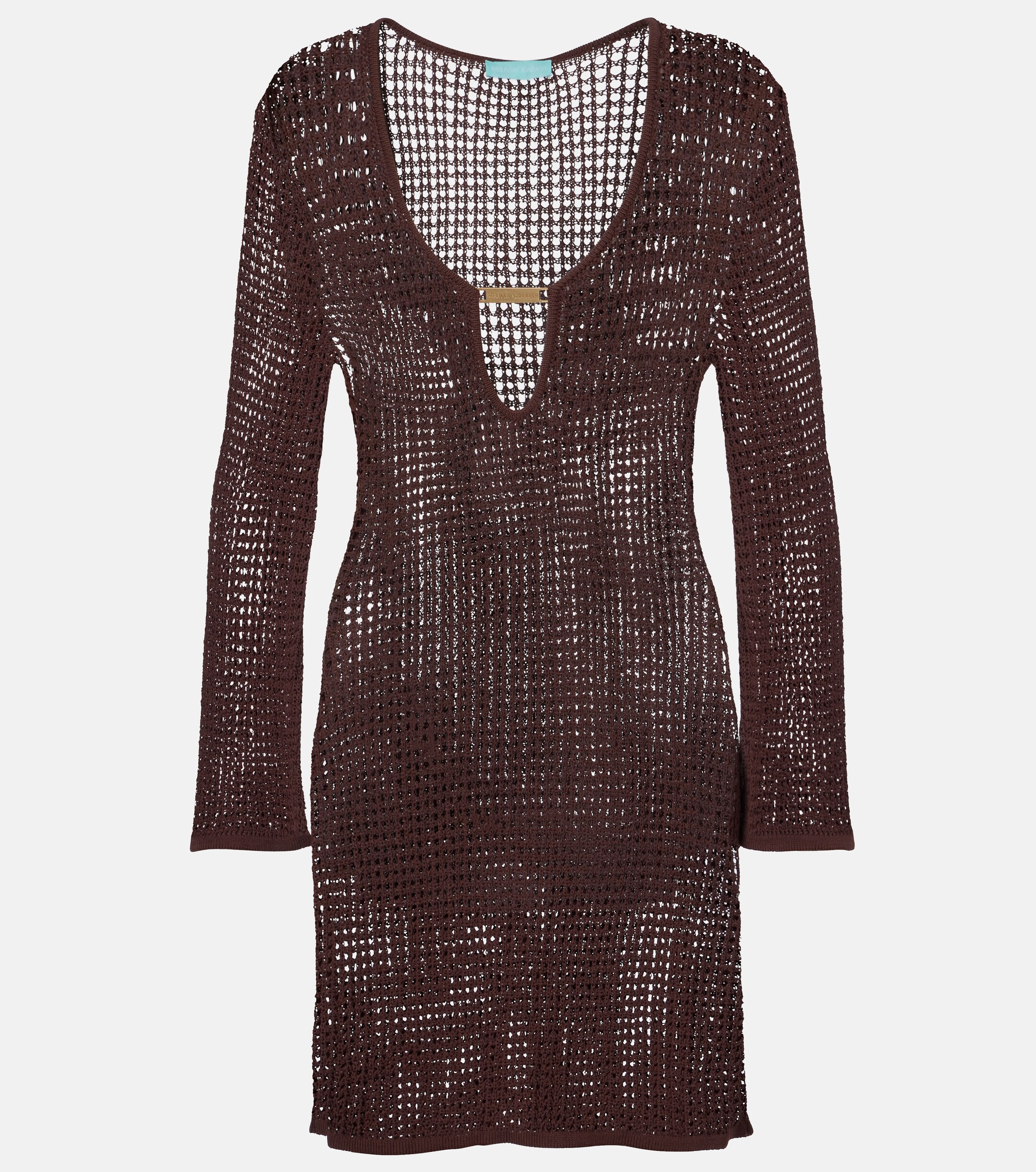 Melissa Odabash Melissa Odabash Ellis keyhole scalloped minidress