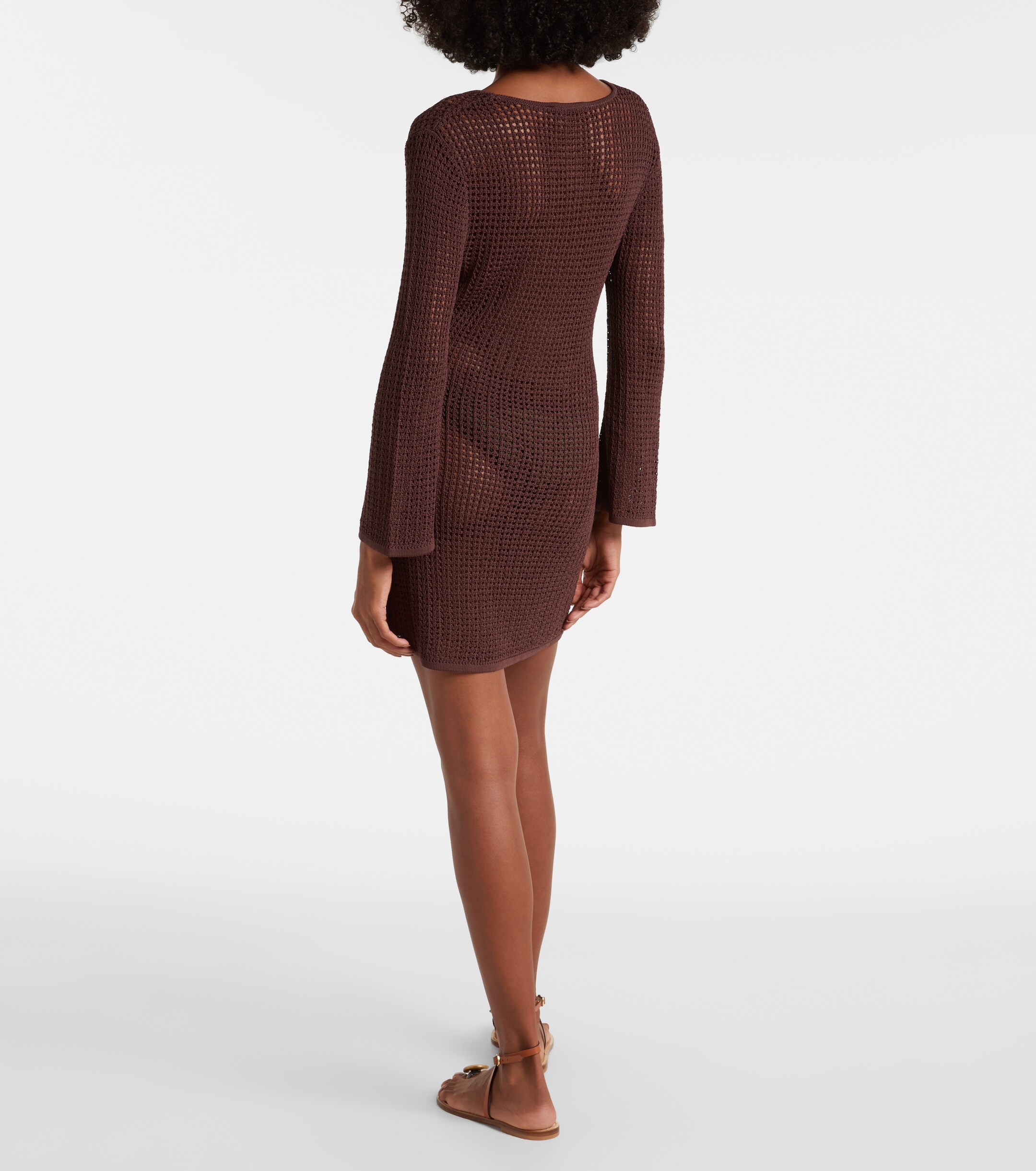 Melissa Odabash Melissa Odabash Ellis keyhole scalloped minidress