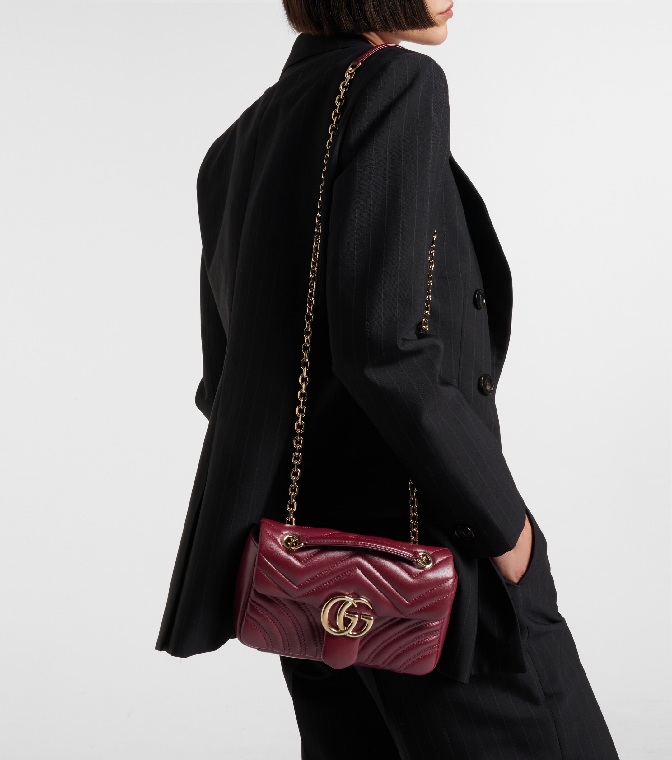 Gucci GG Marmont Small leather shoulder bag