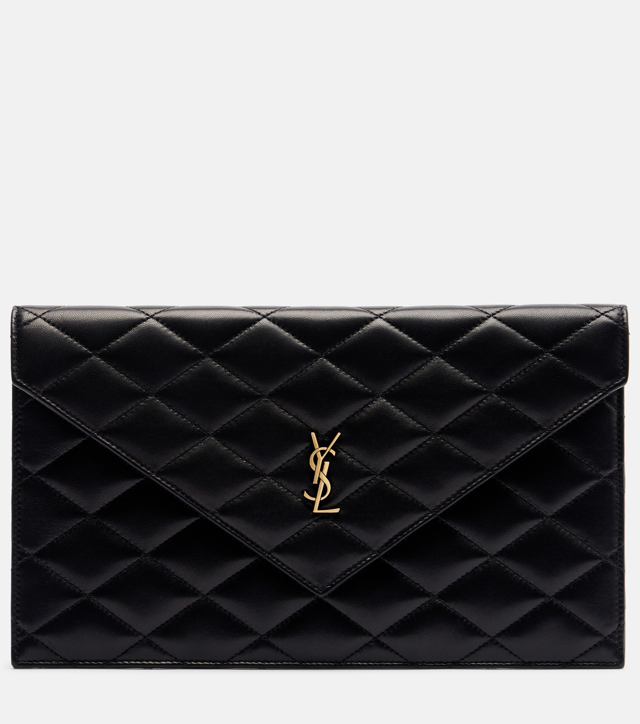 Saint Laurent Cassandre quilted leather pouch