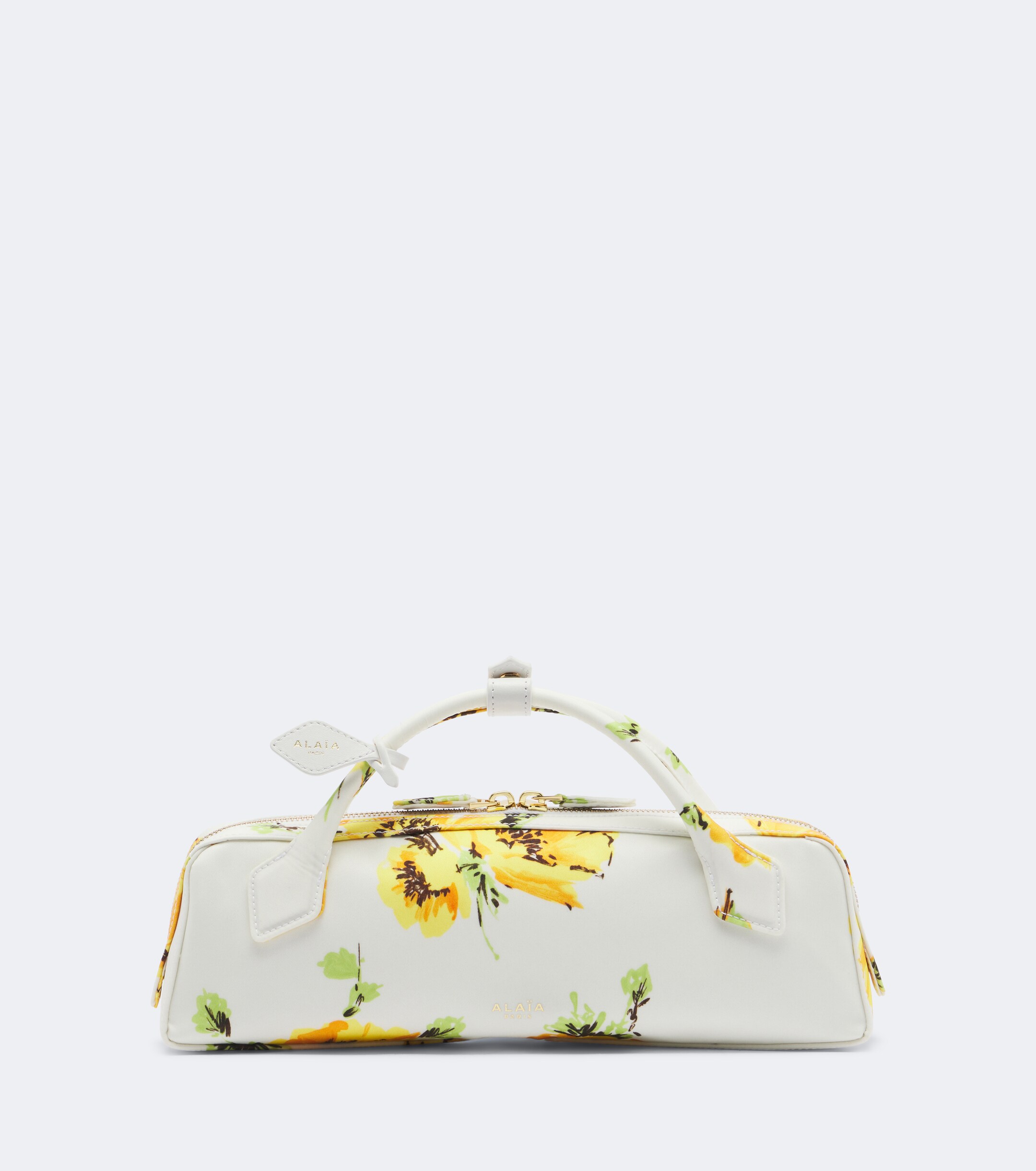 Alaïa Le Teckel floral top-handle bag