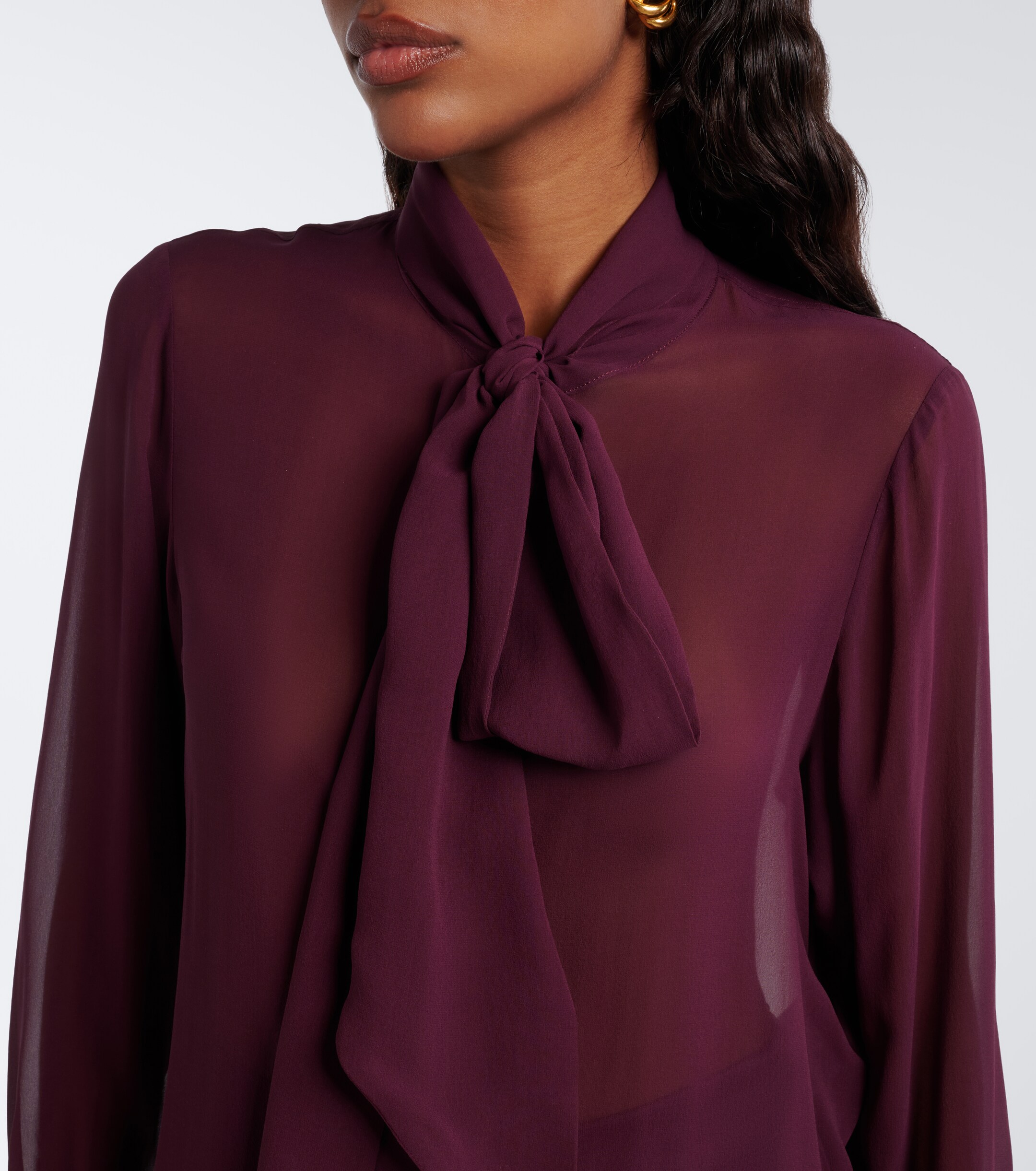 Nina Ricci Nina Ricci Silk chiffon blouse