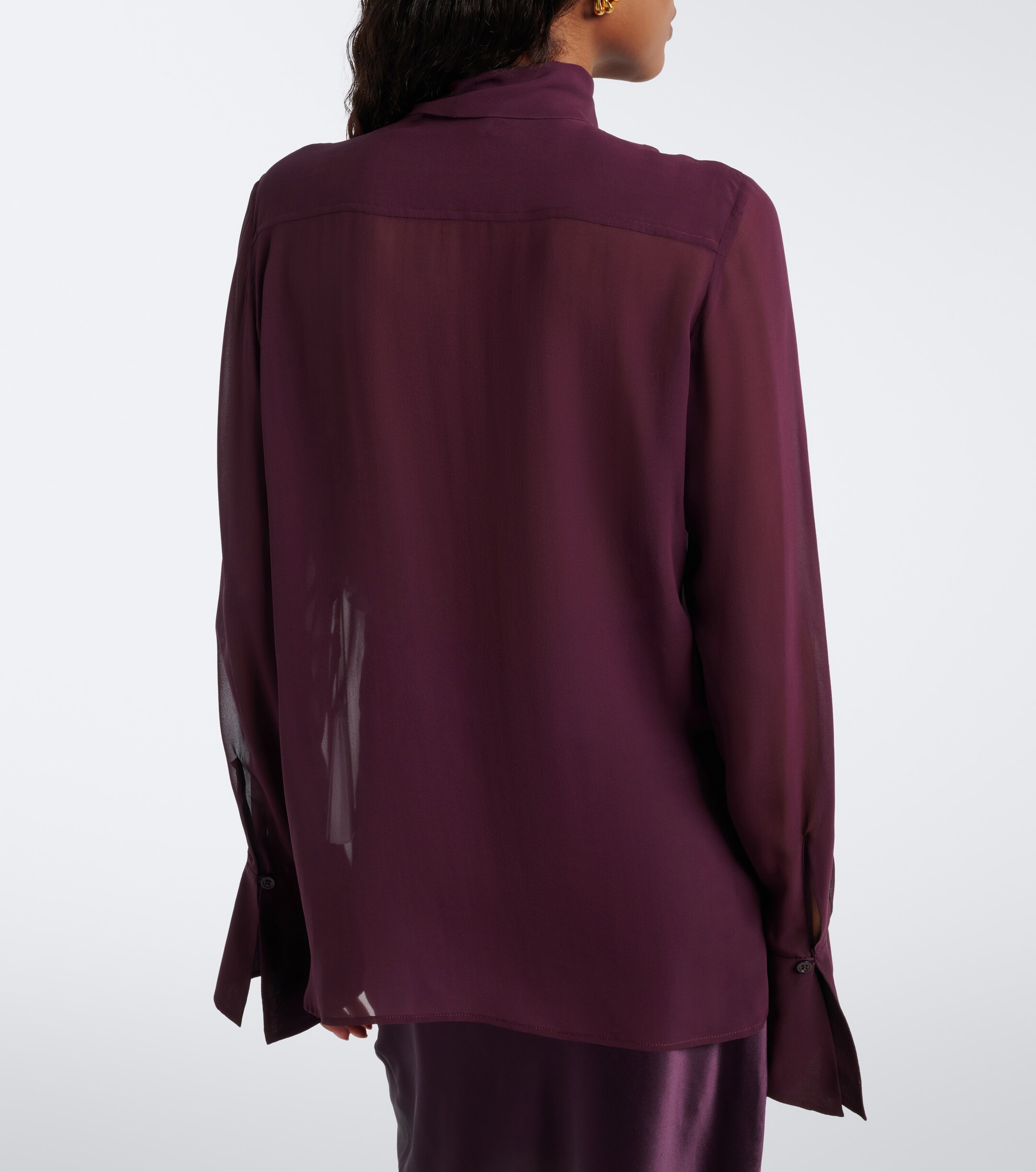 Nina Ricci Nina Ricci Silk chiffon blouse