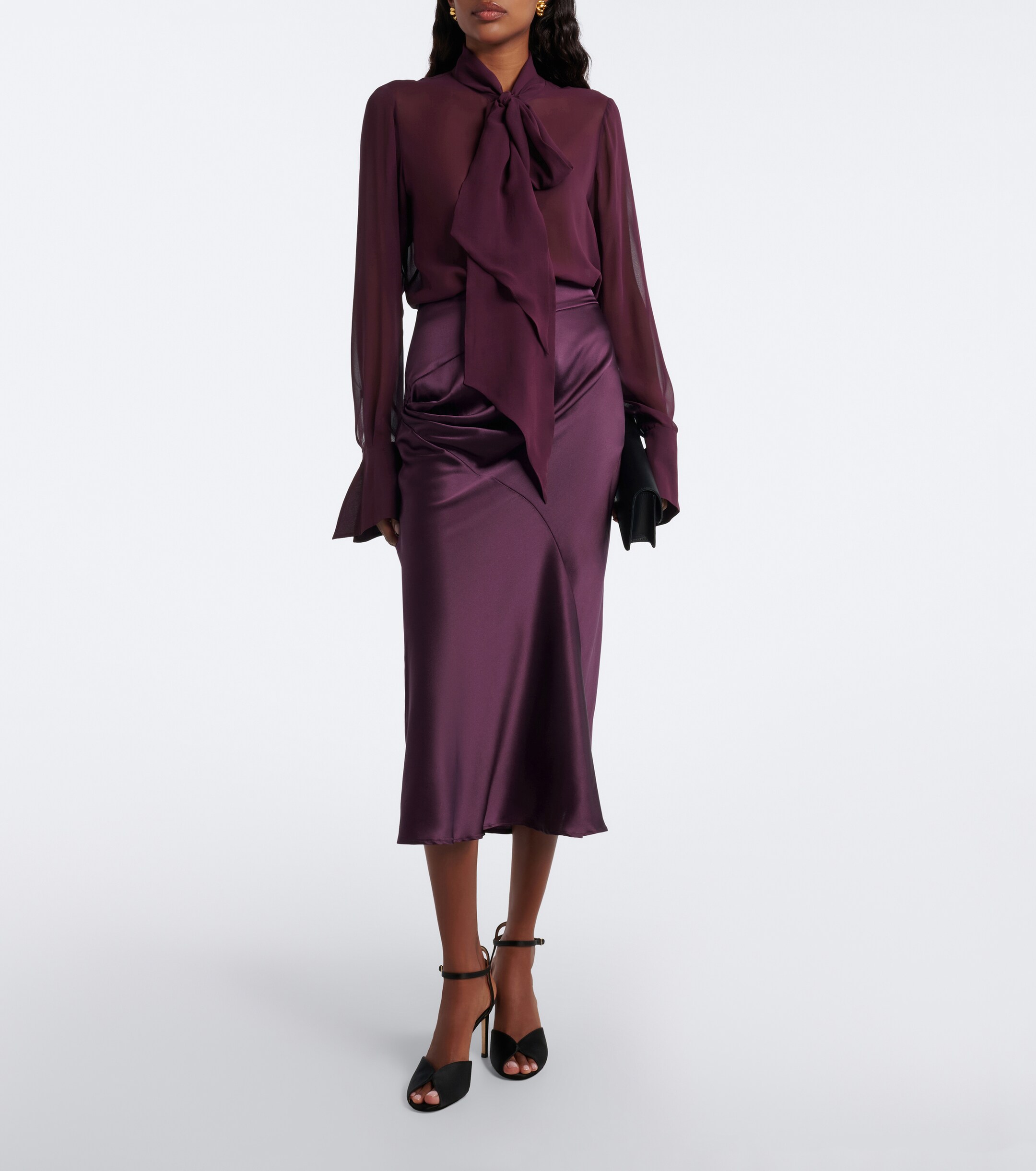Nina Ricci Nina Ricci Silk chiffon blouse