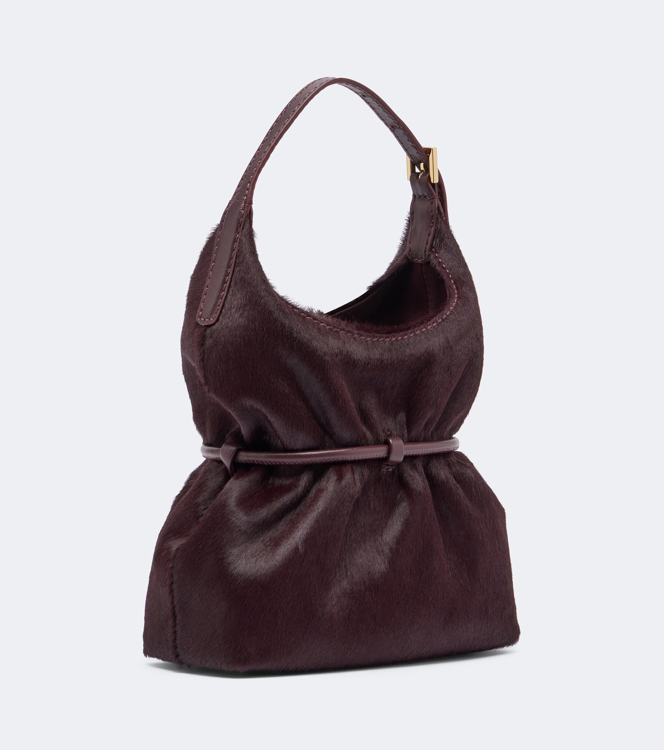 Balmain Balmain Sphynx Mini calf hair top-handle bag