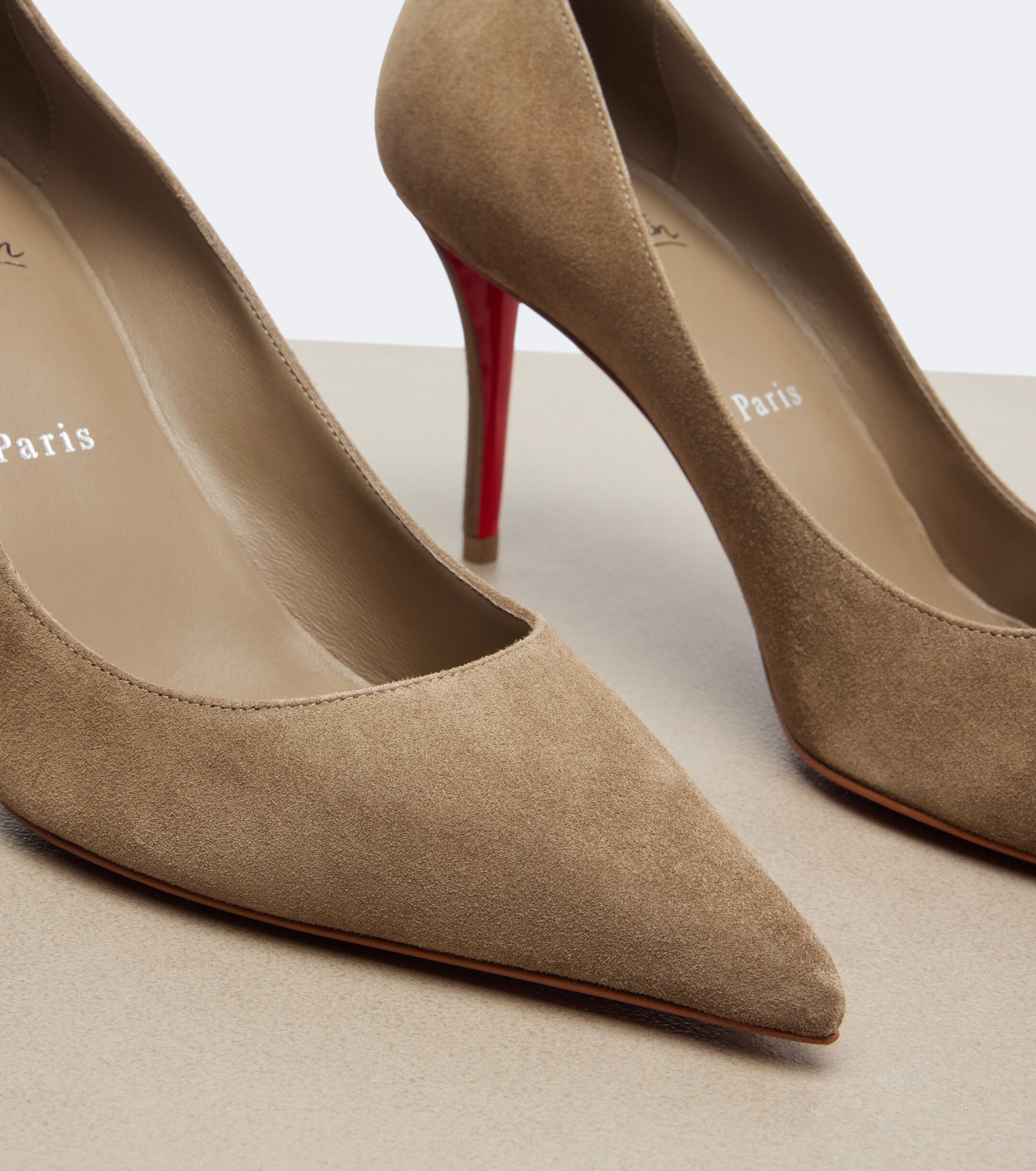 CHRISTIAN LOUBOUTIN Christian Louboutin Miss Z suede pumps
