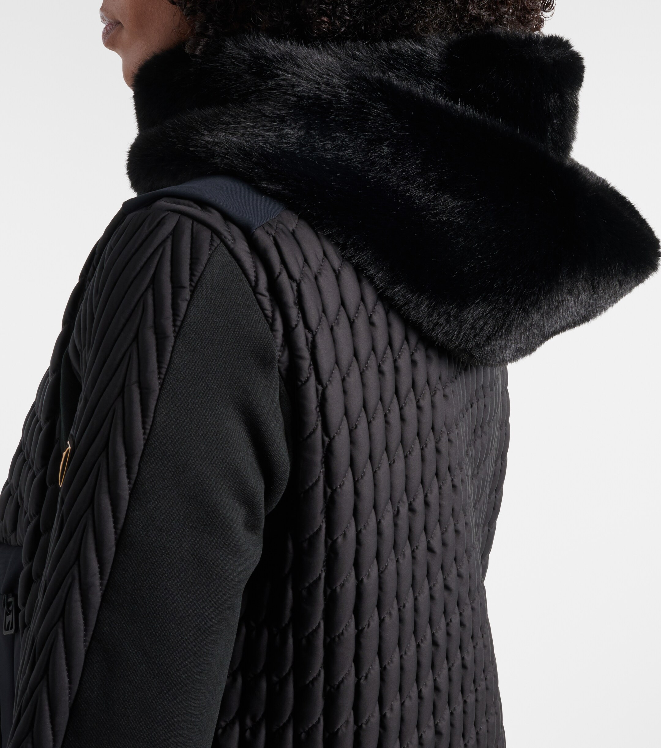 Toni Sailer Toni Sailer Flora hooded teddy-trimmed ski vest