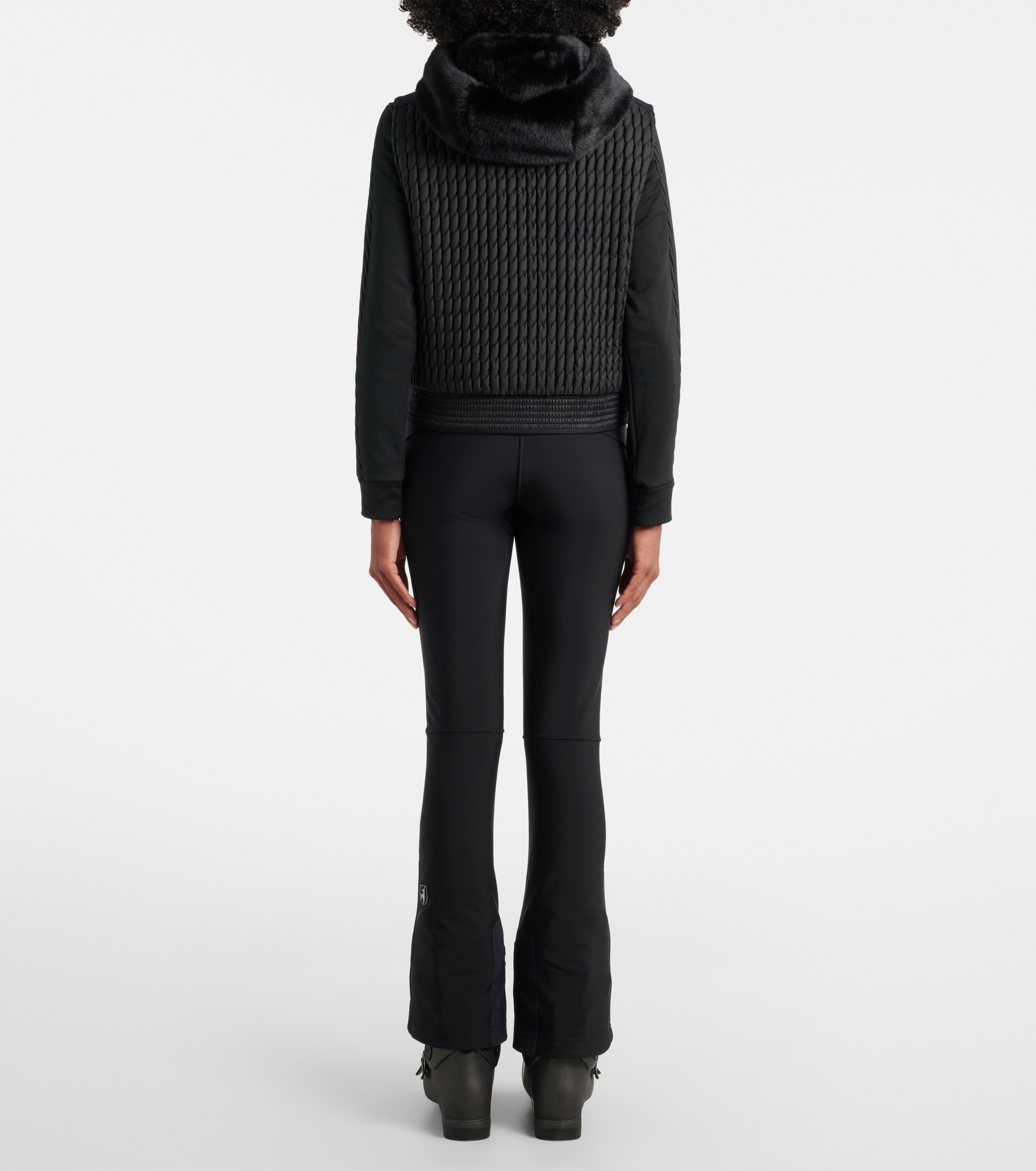Toni Sailer Toni Sailer Flora hooded teddy-trimmed ski vest