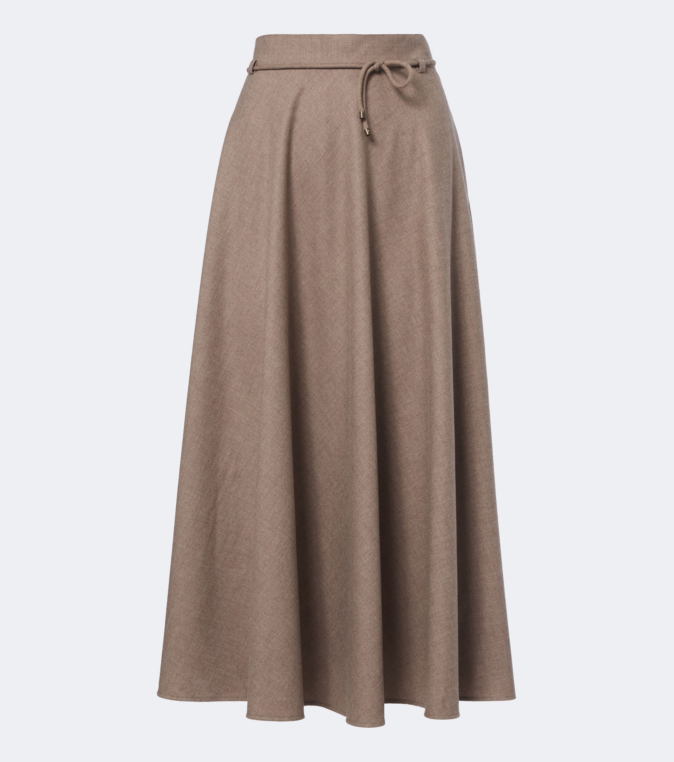 Max Mara Max Mara Belted cashmere-blend midi skirt