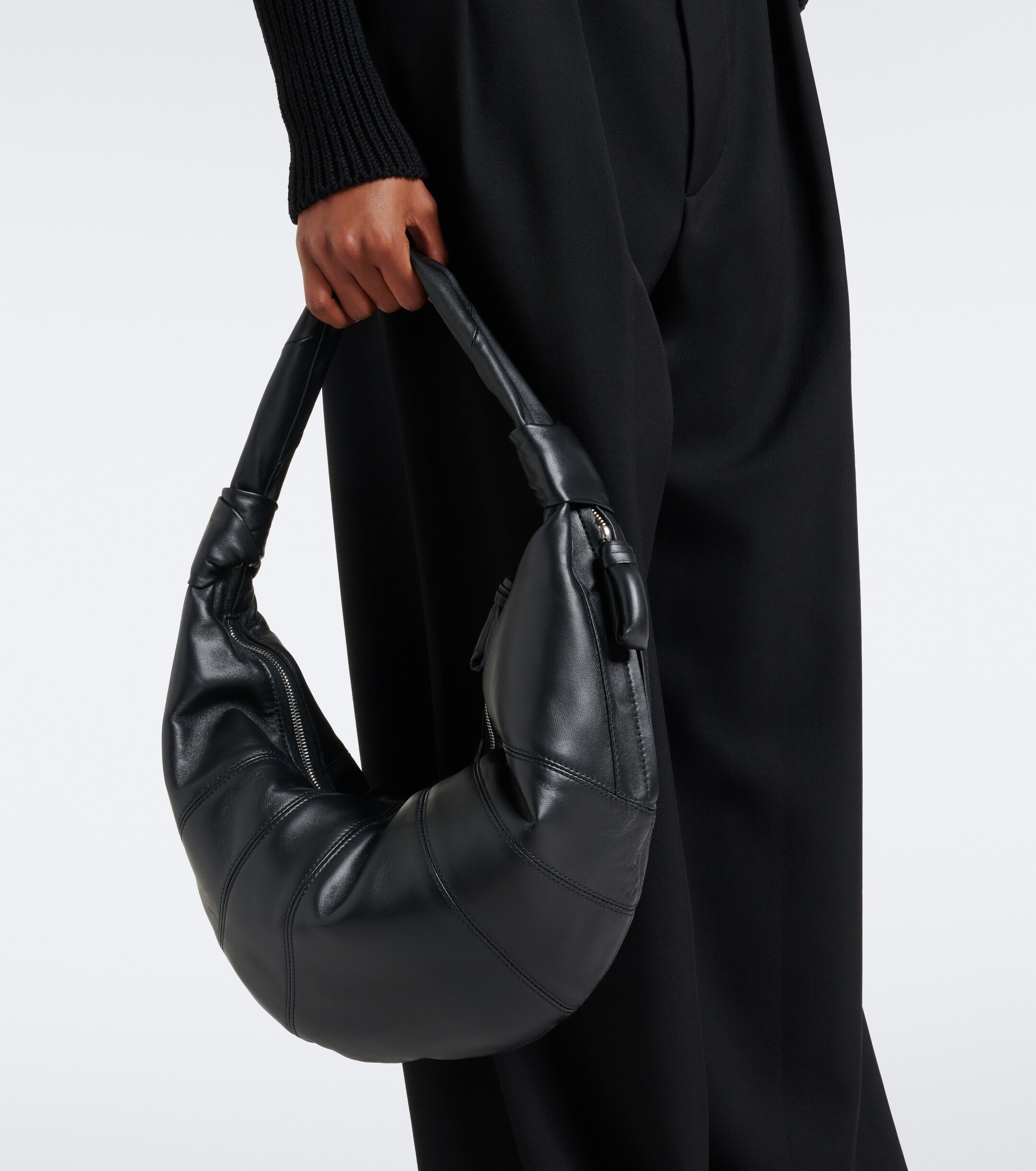 Lemaire Fortune Croissant leather shoulder bag