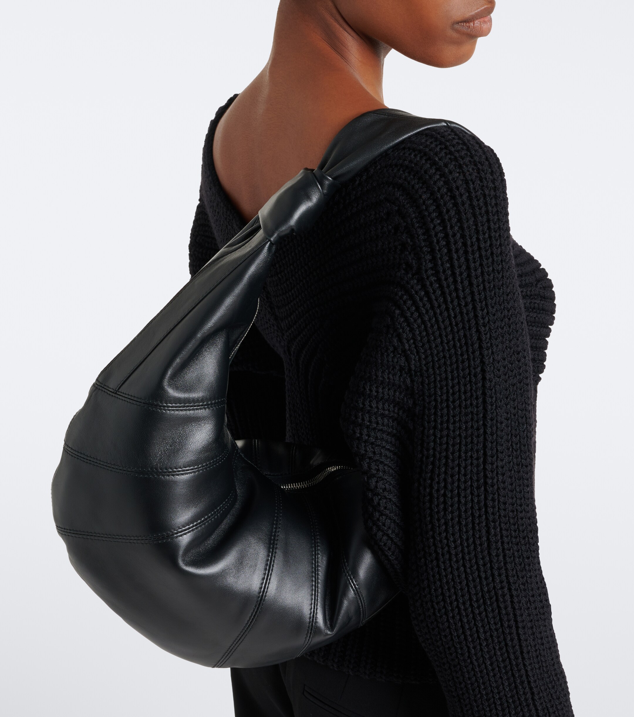 Lemaire Fortune Croissant leather shoulder bag
