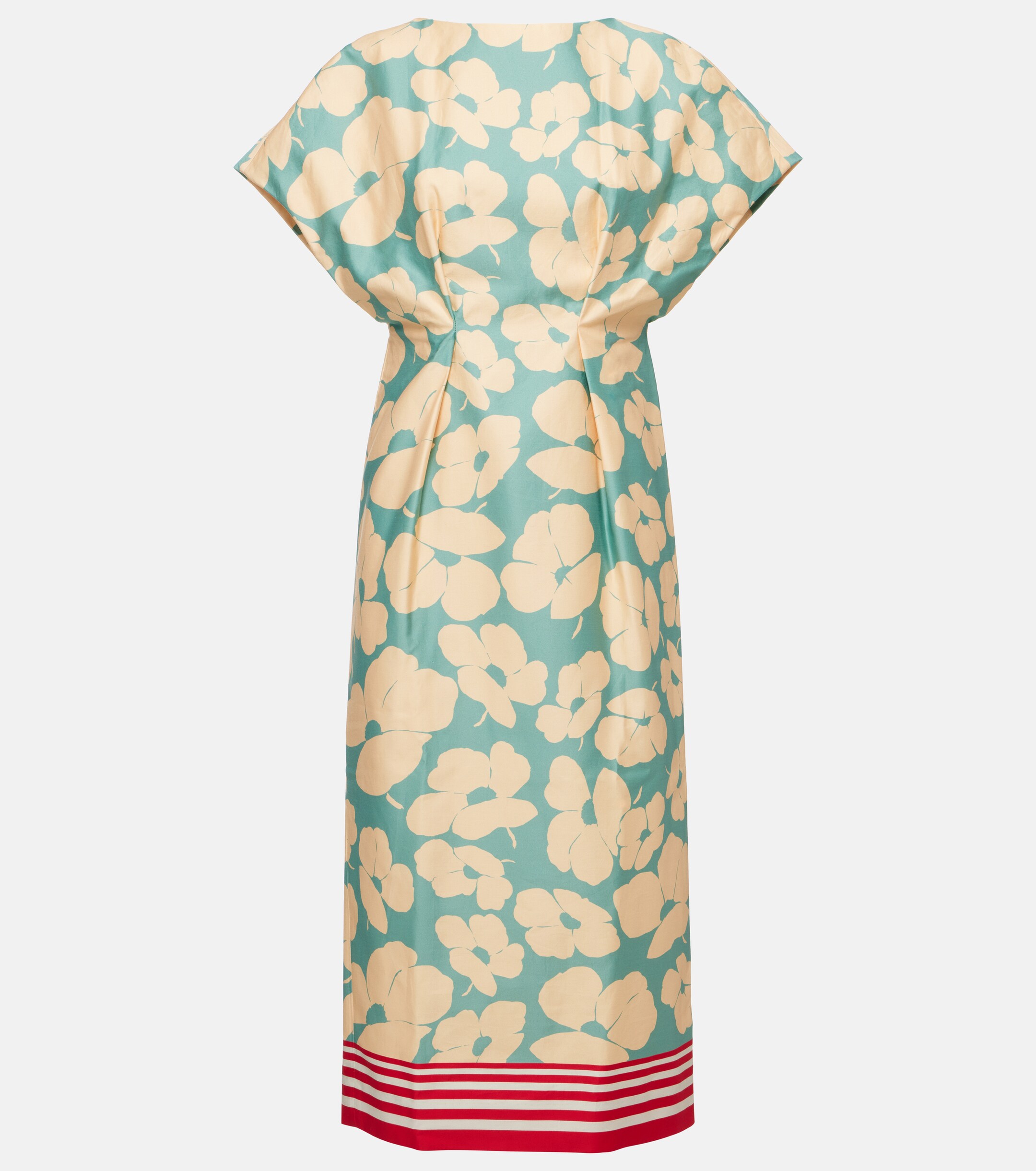 Dries Van Noten Floral satin midi dress thumbnail