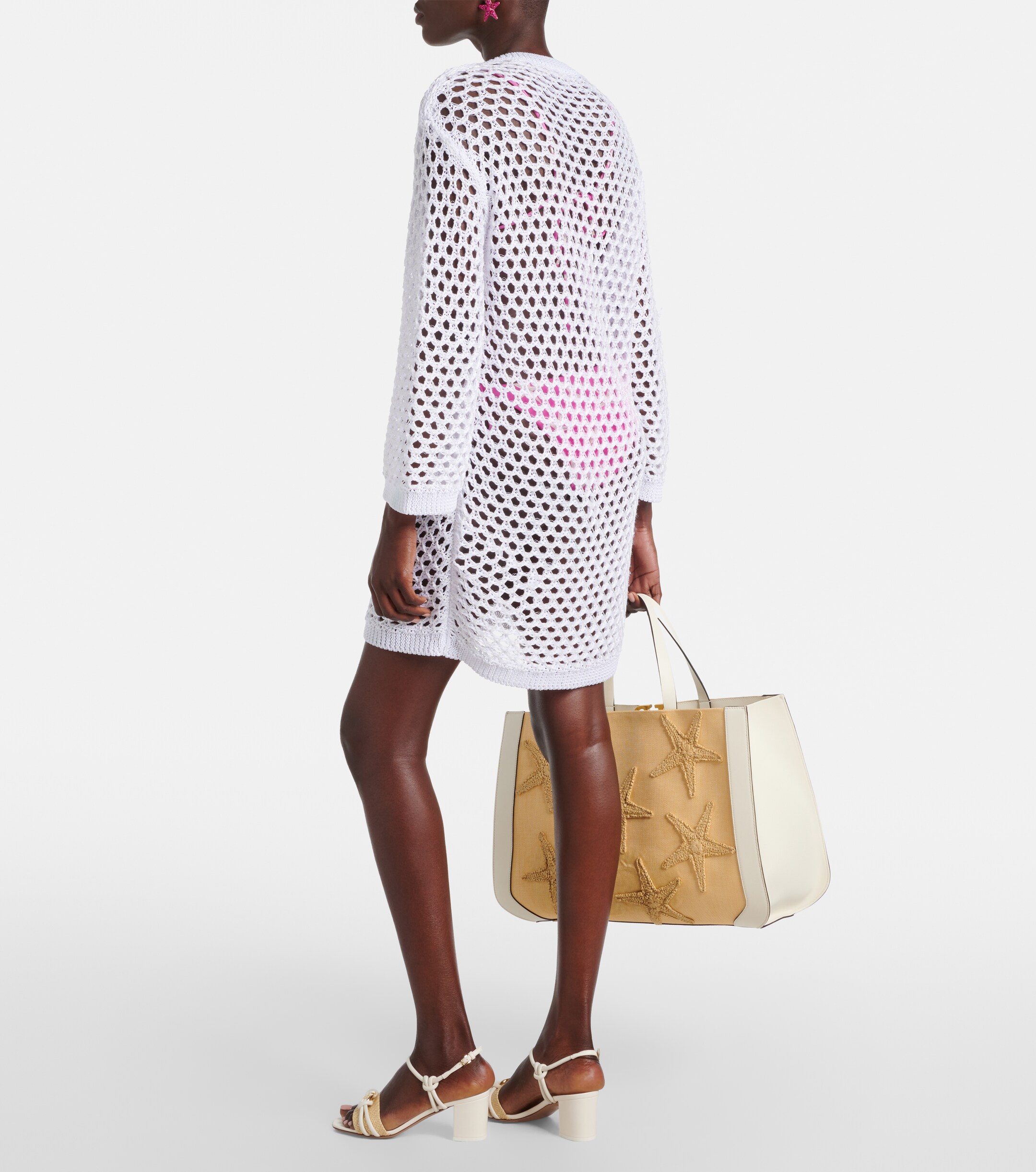 Valentino Garavani Valentino Garavani Fishnet beach dress