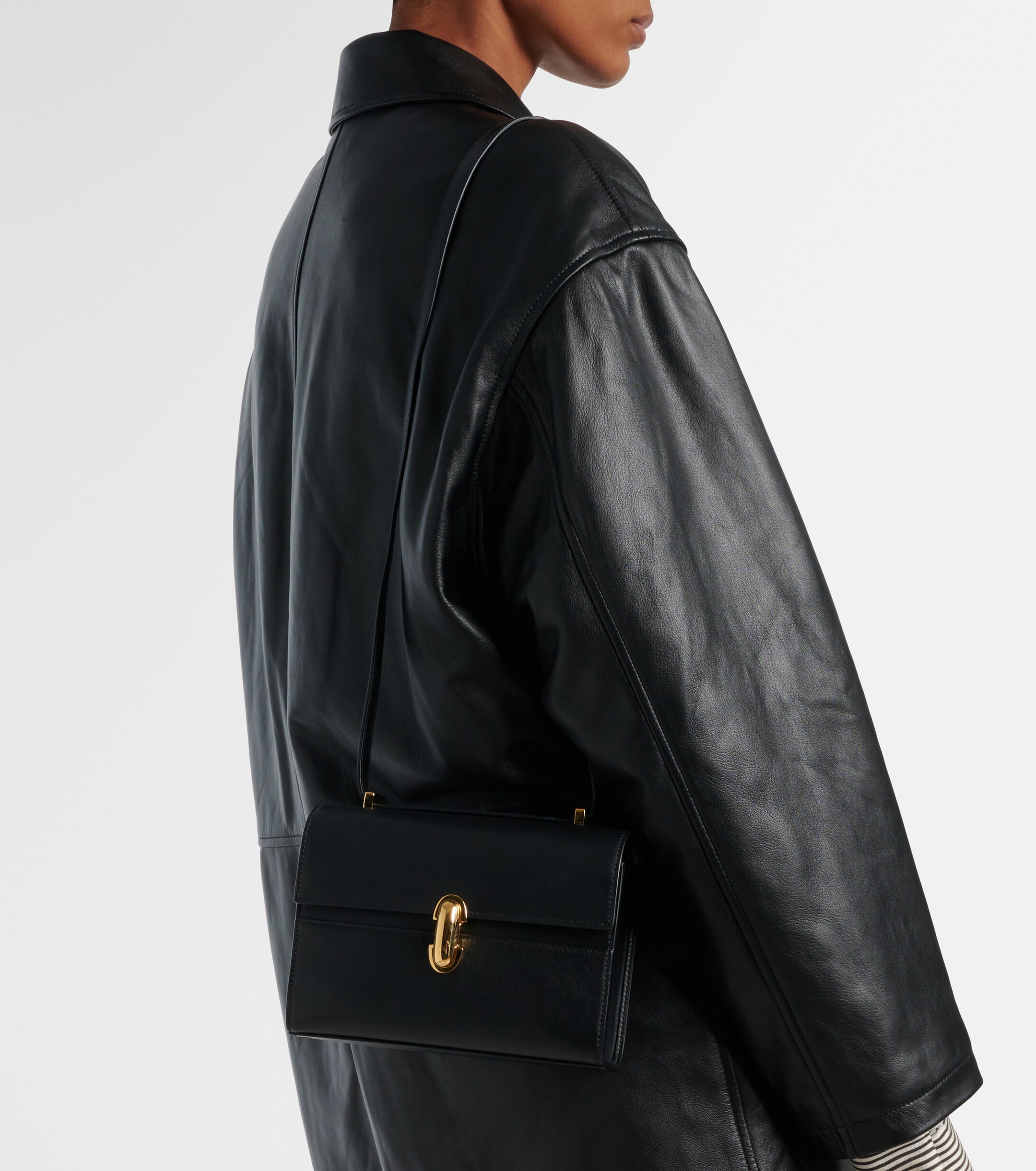 Savette Symmetry 19 Mini leather shoulder bag thumbnail
