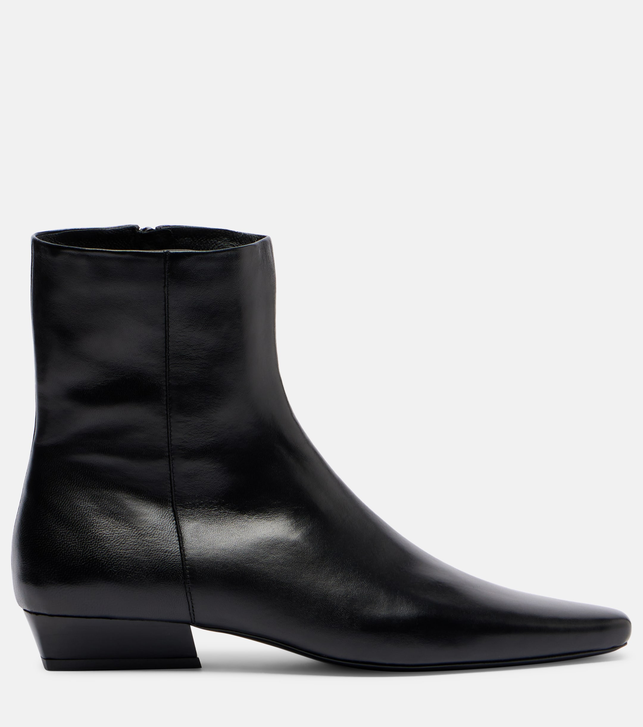 Staud Wally Flat leather ankle boots