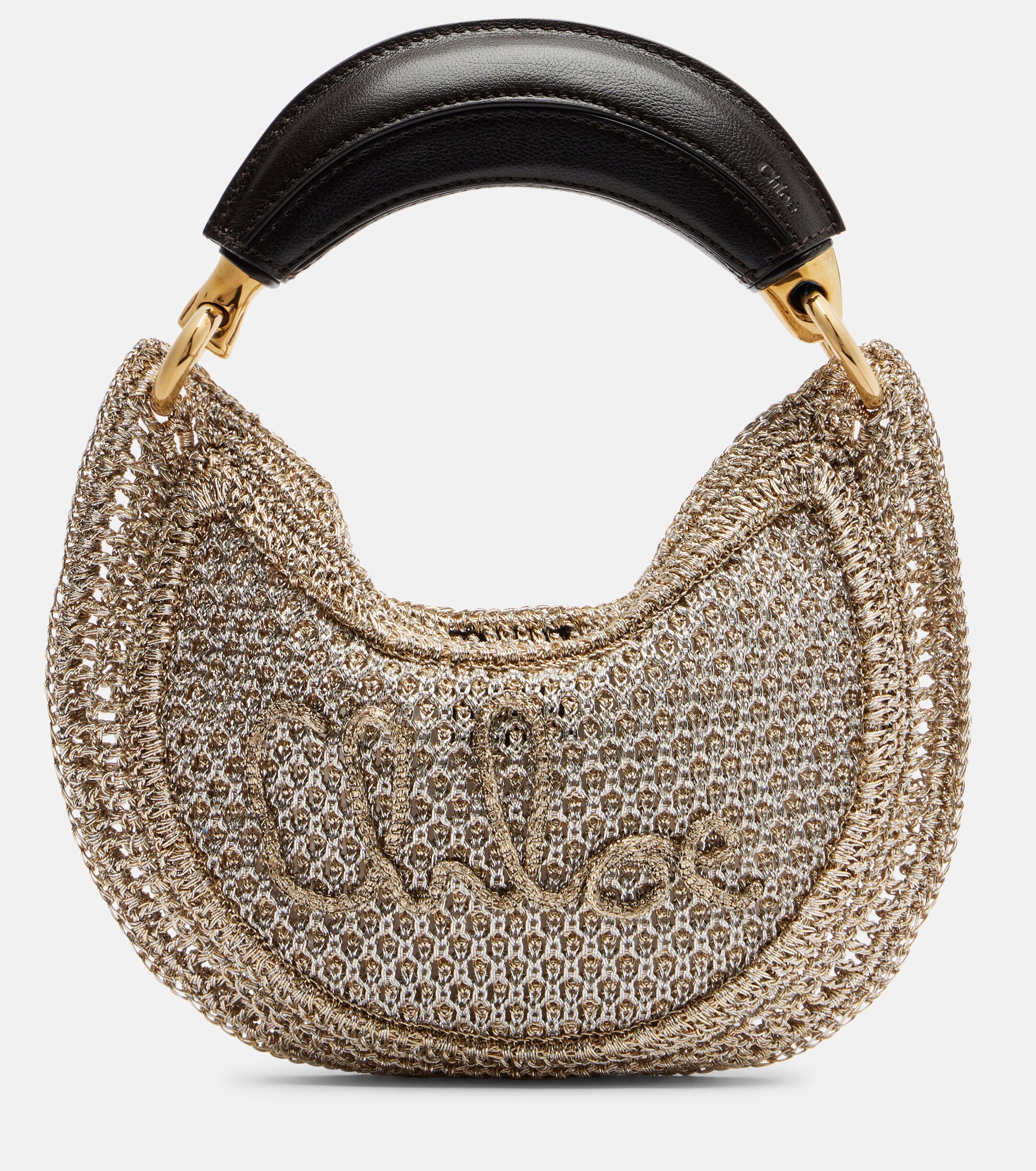 Chloé Chloé Summer Banana Mini crochet shoulder bag