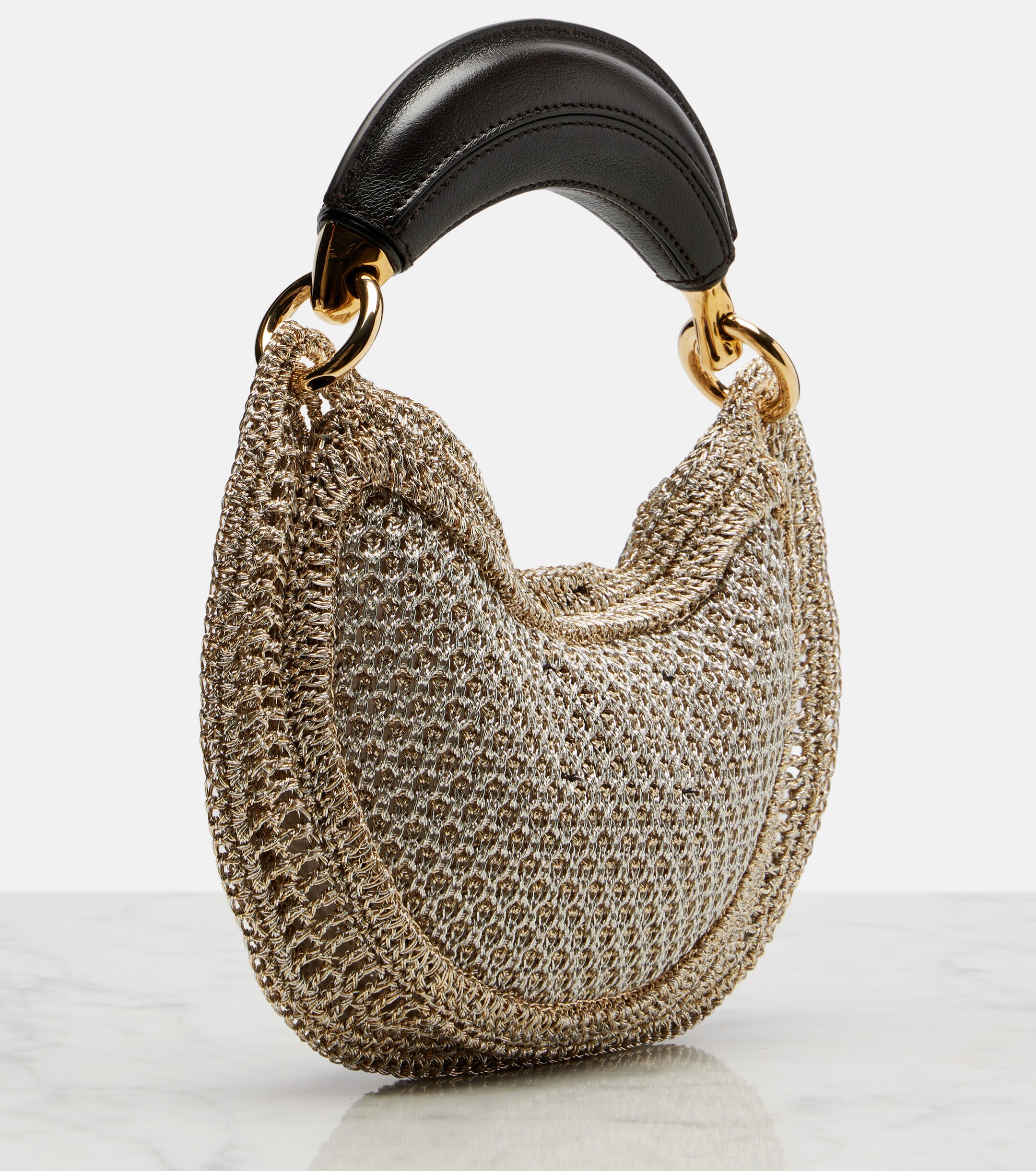 Chloé Chloé Summer Banana Mini crochet shoulder bag