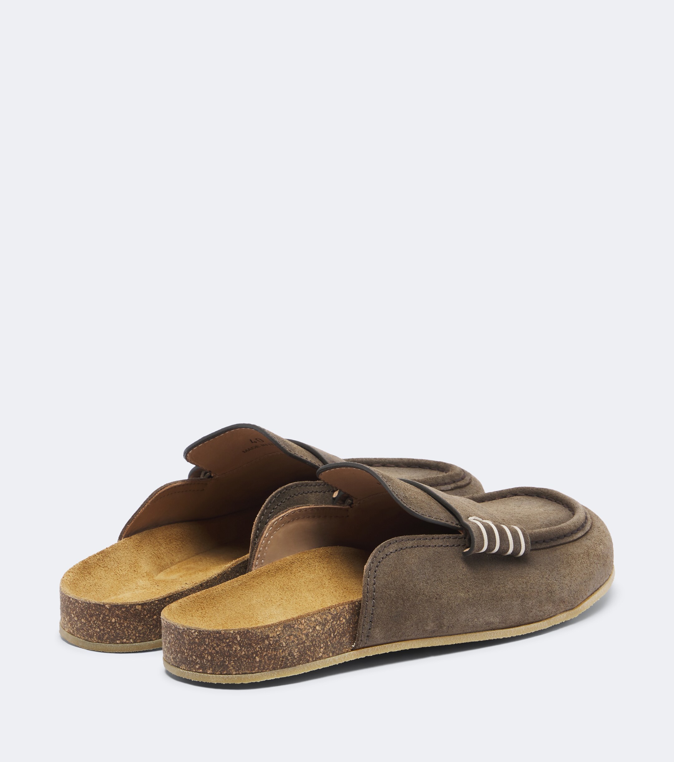 Jw Anderson JW Anderson Stitch suede mules