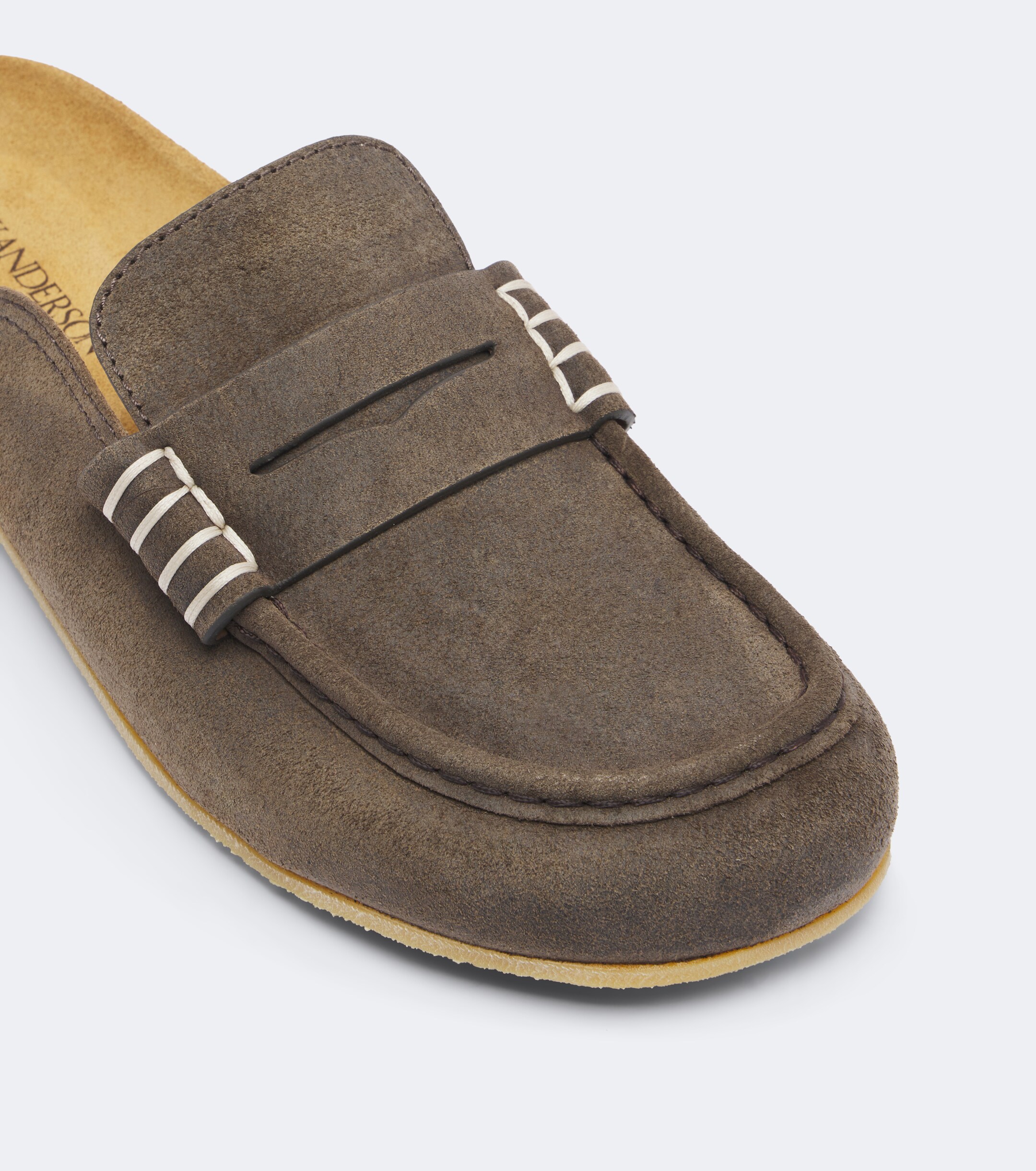 Jw Anderson JW Anderson Stitch suede mules