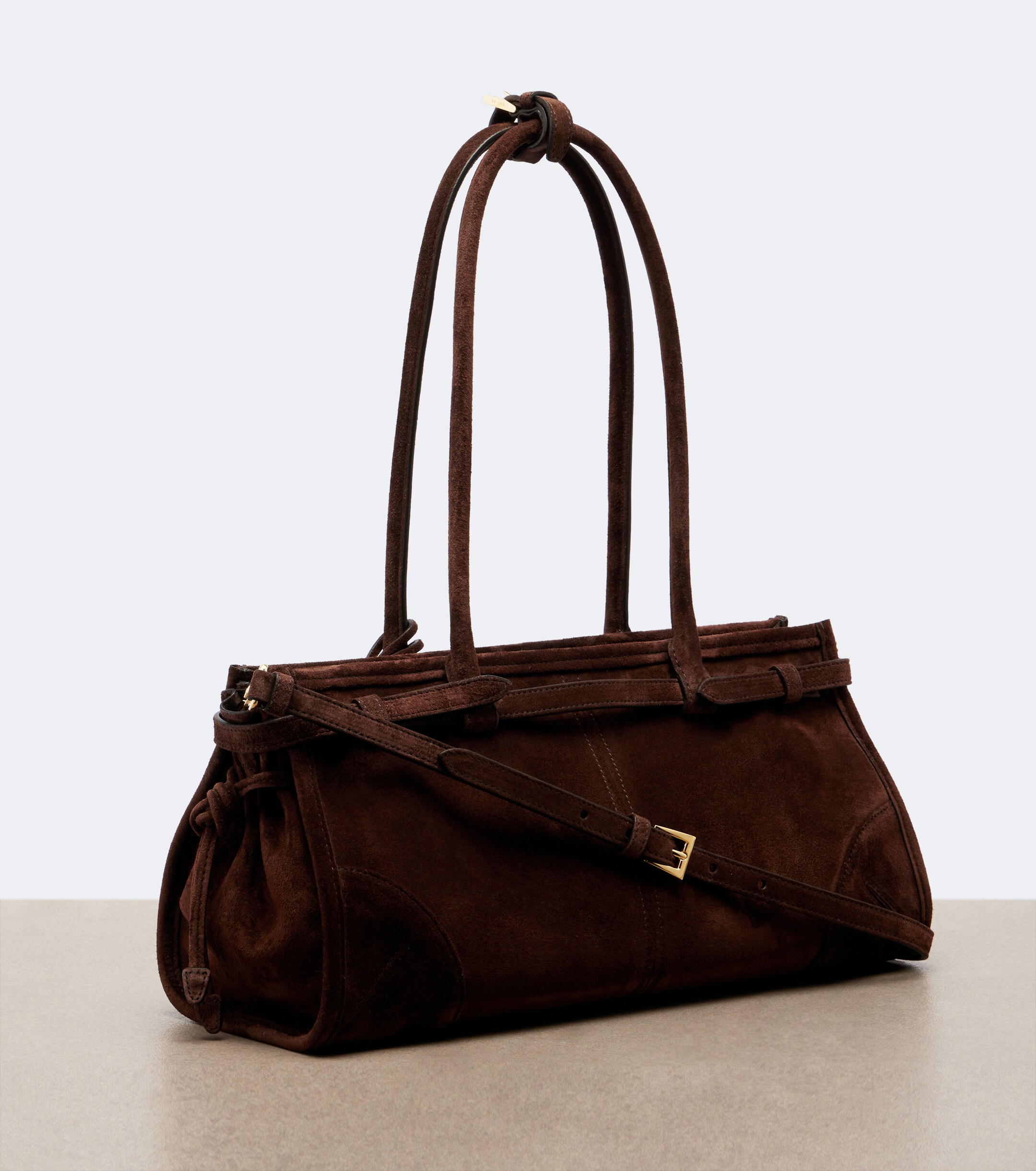 Prada Prada Bonnie Medium suede shoulder bag