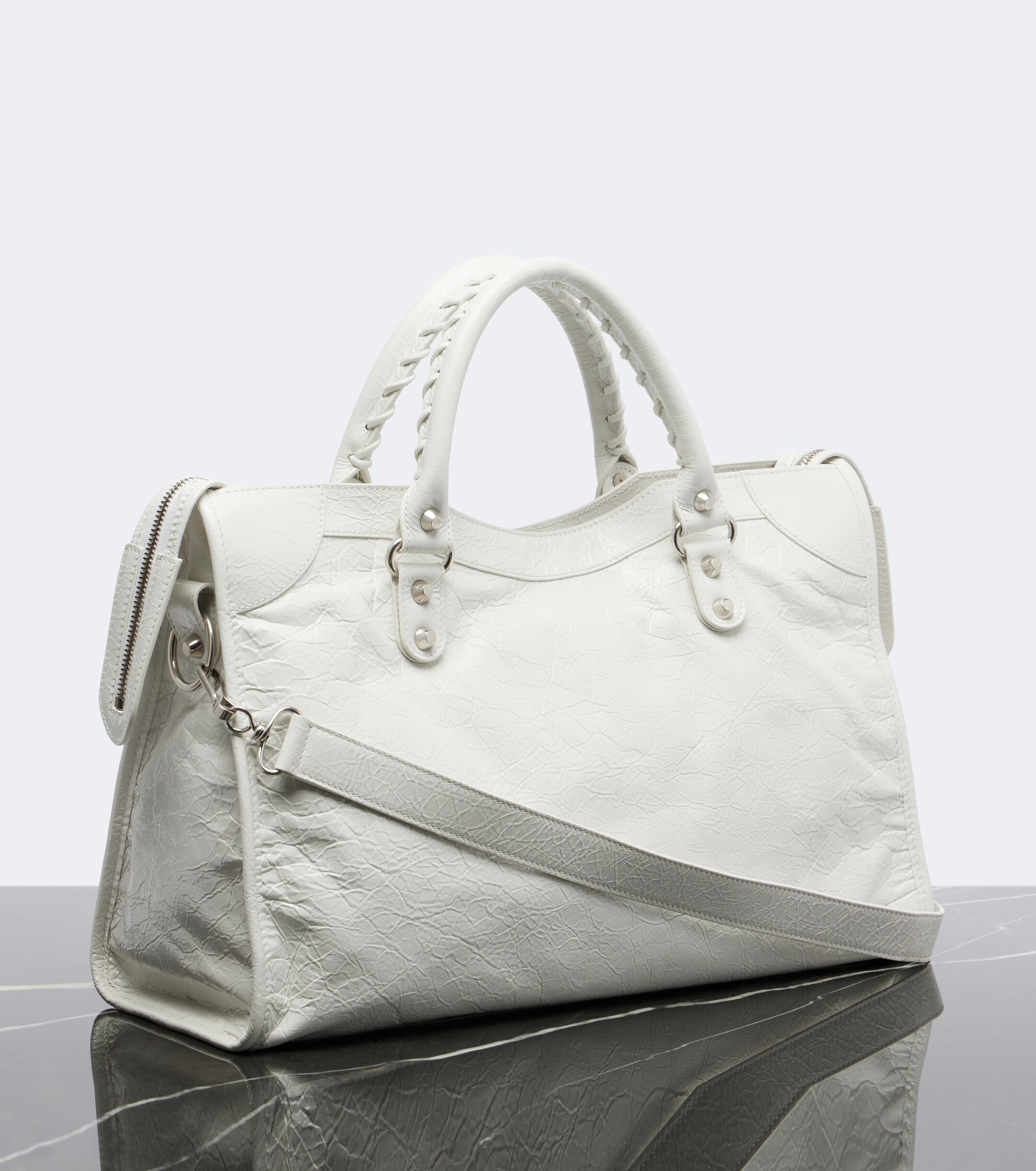 Balenciaga Le City Medium leather shoulder bag