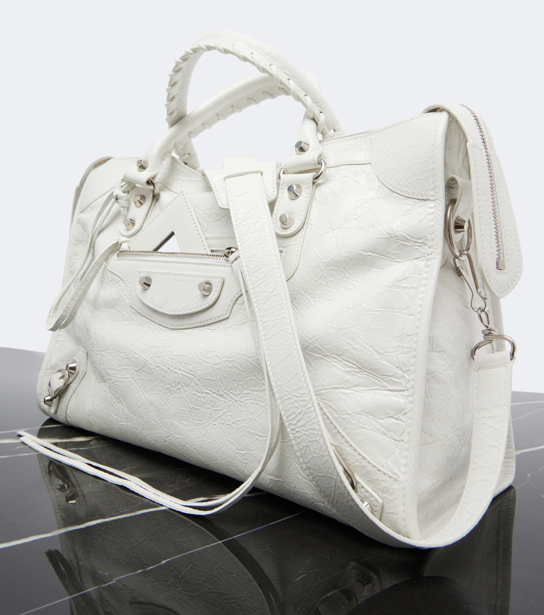 Balenciaga Le City Medium leather shoulder bag