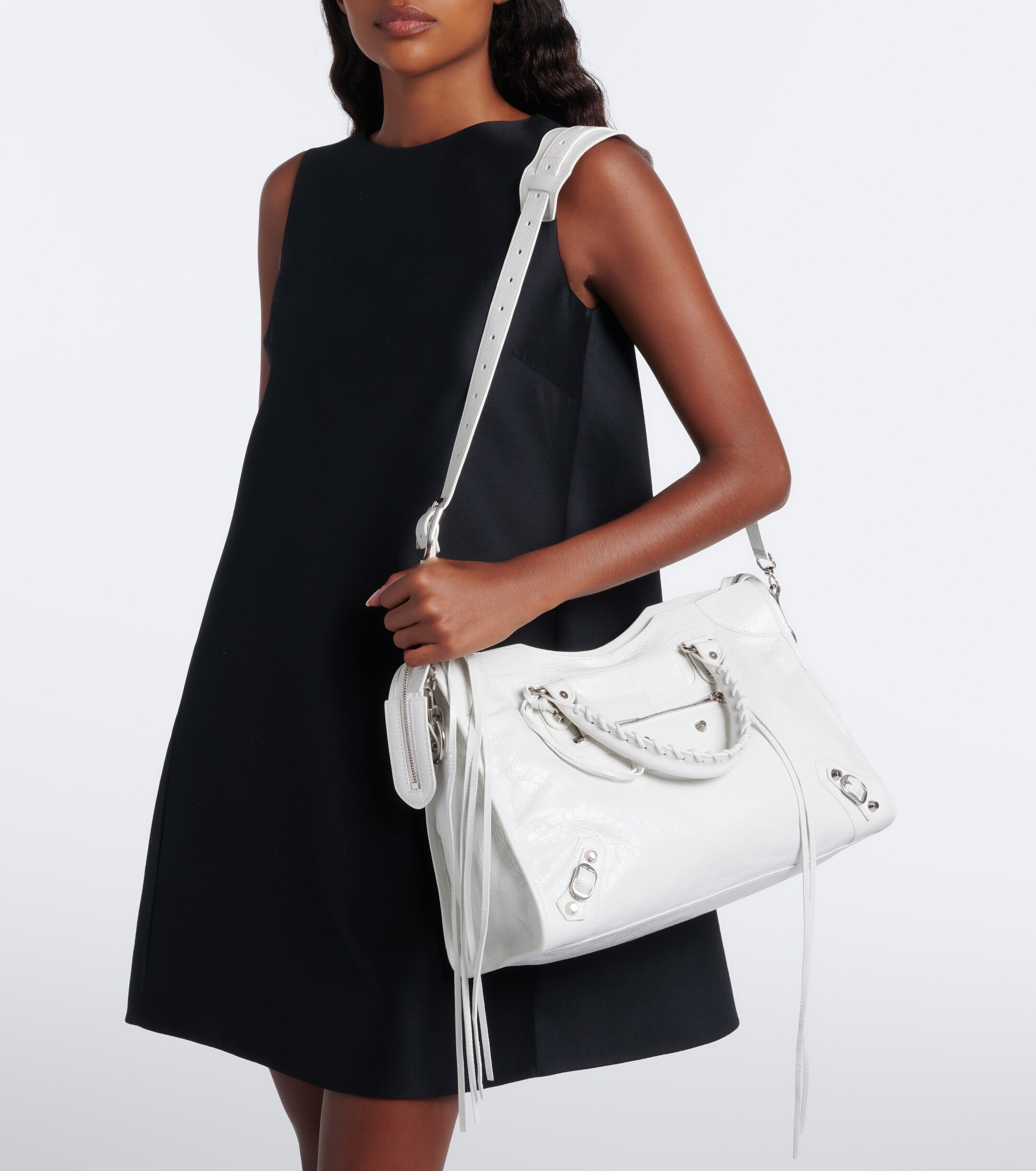 Balenciaga Le City Medium leather shoulder bag