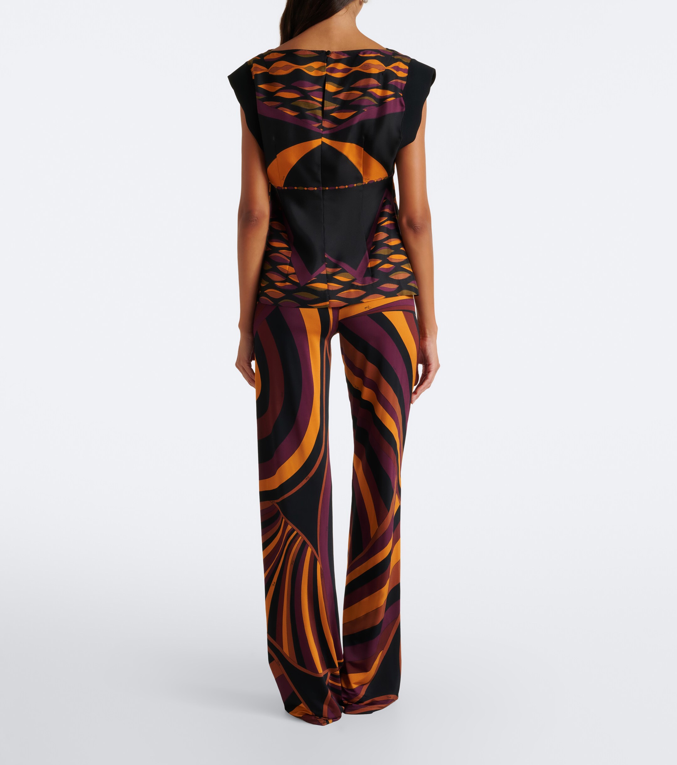 Pucci Pucci Iride satin jersey wide-leg pants