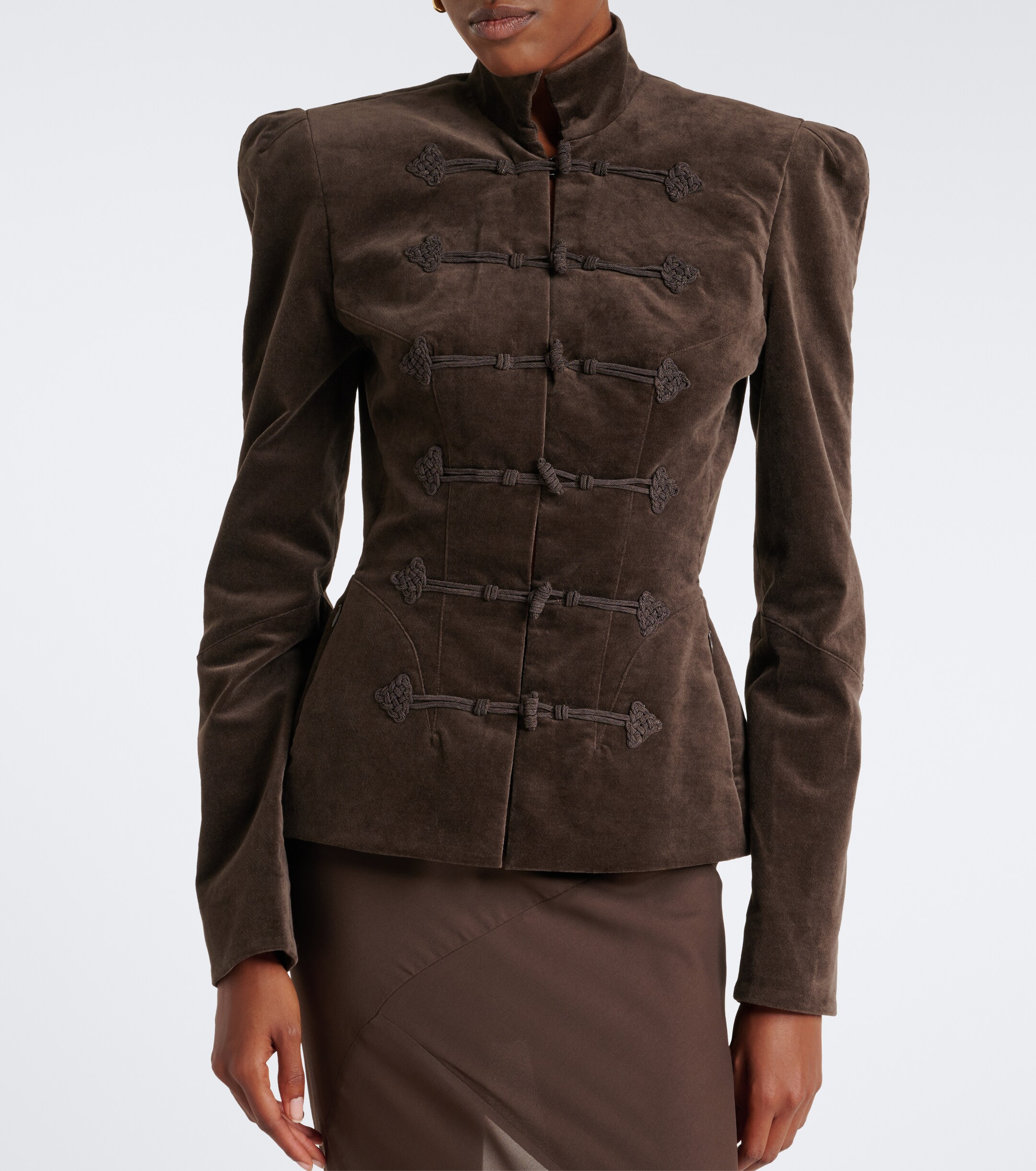 DE LA VALI De La Vali Vega cotton velvet jacket