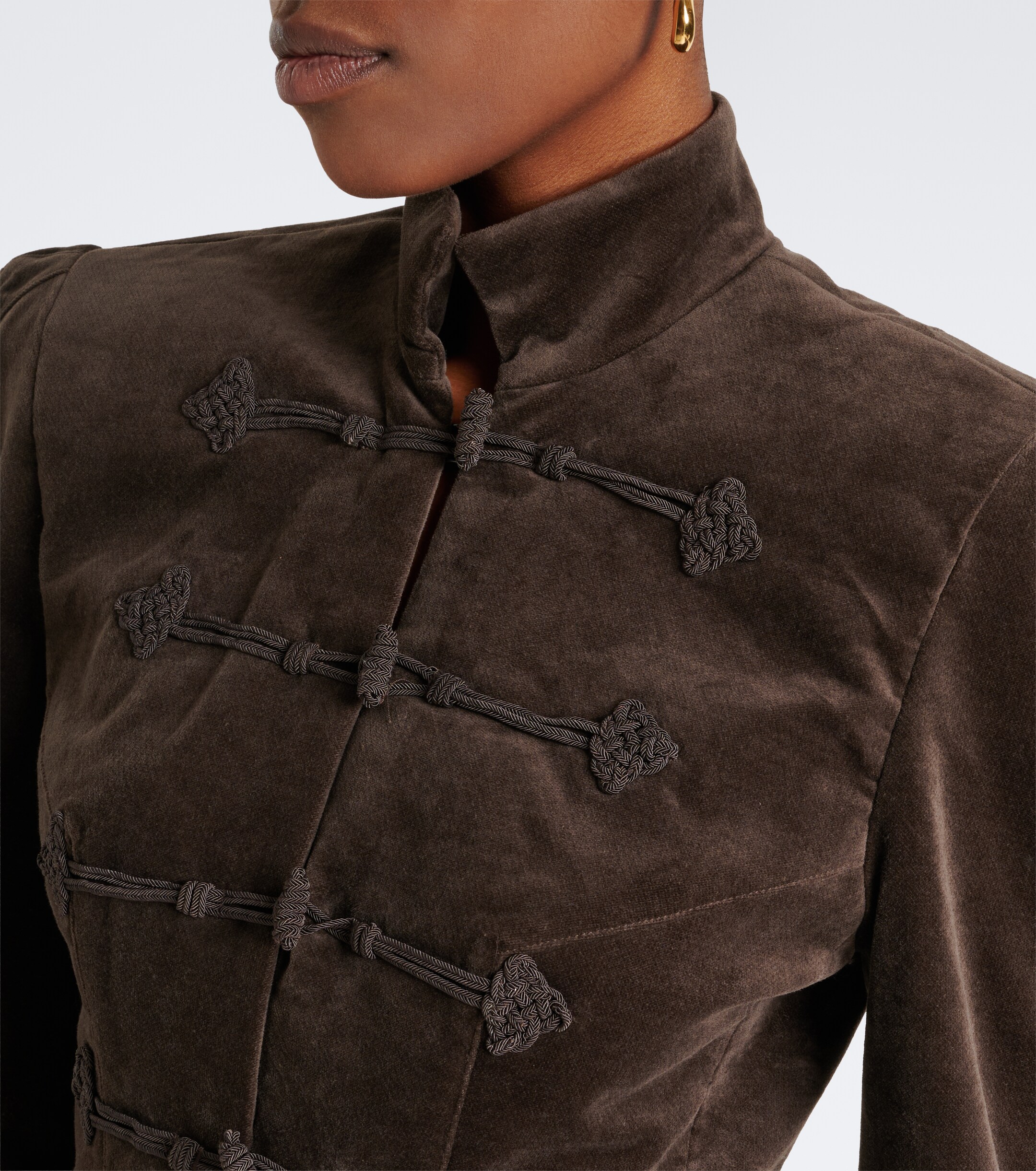 DE LA VALI De La Vali Vega cotton velvet jacket