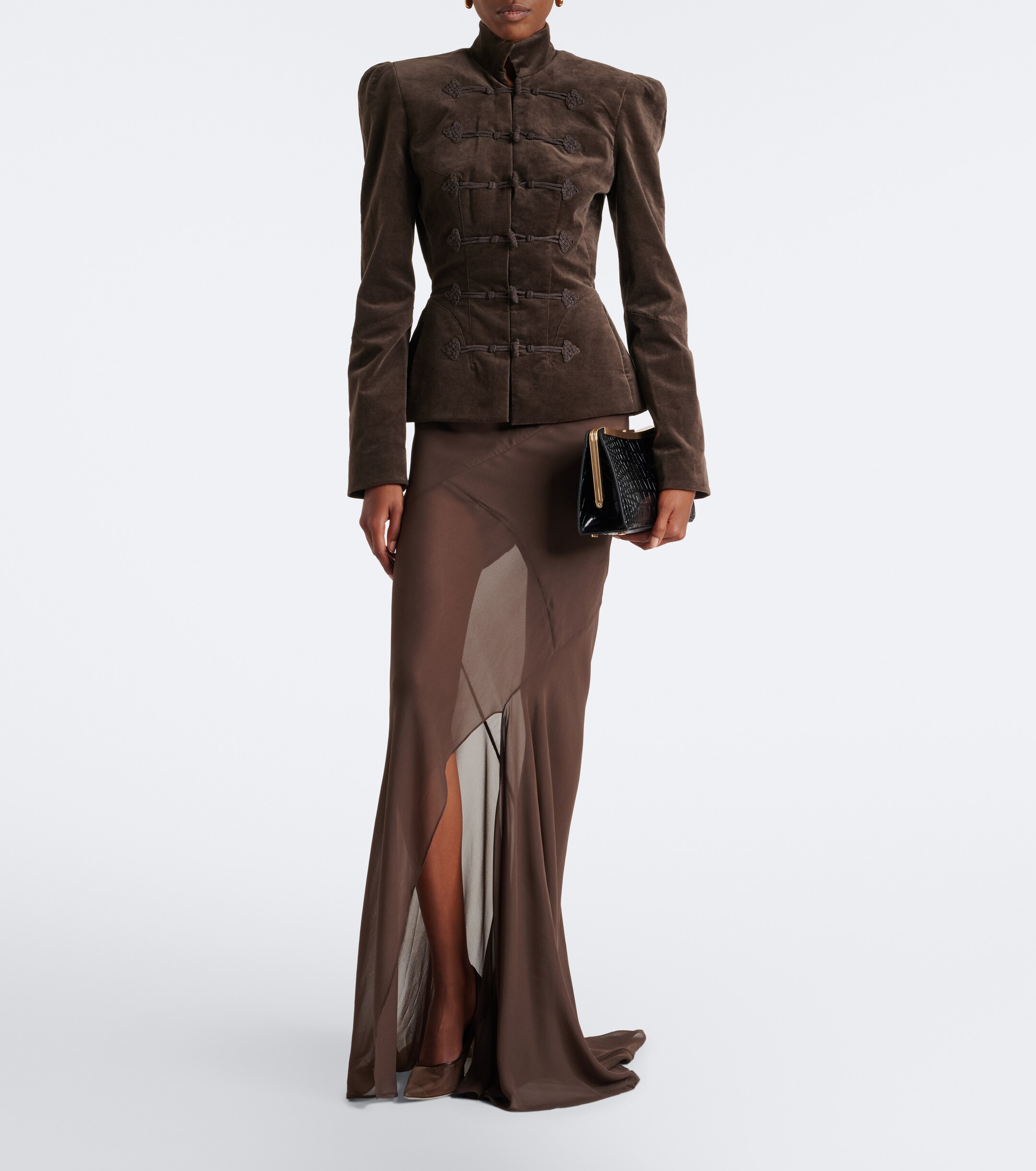 DE LA VALI De La Vali Vega cotton velvet jacket
