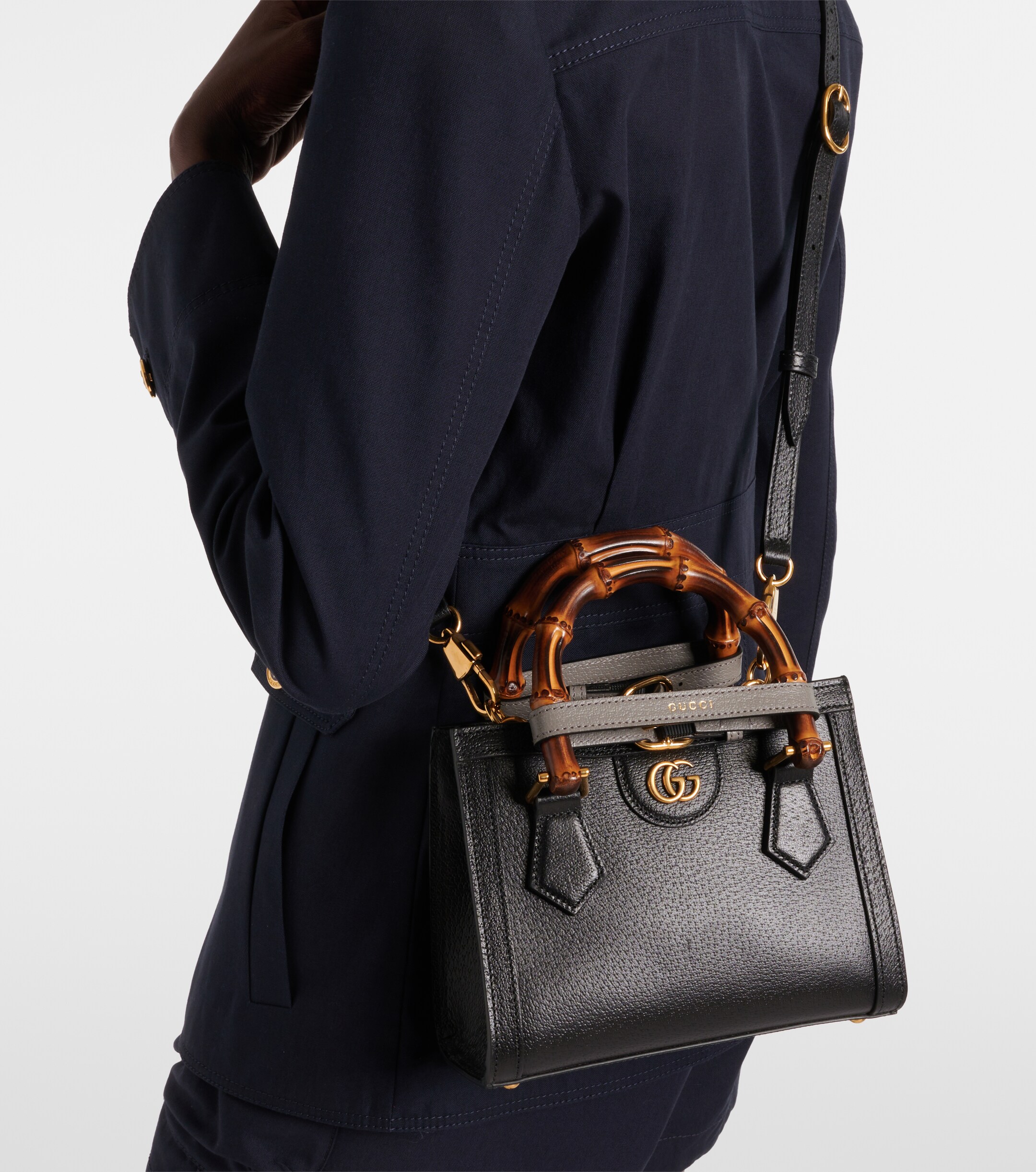 Gucci Diana Mini leather tote bag