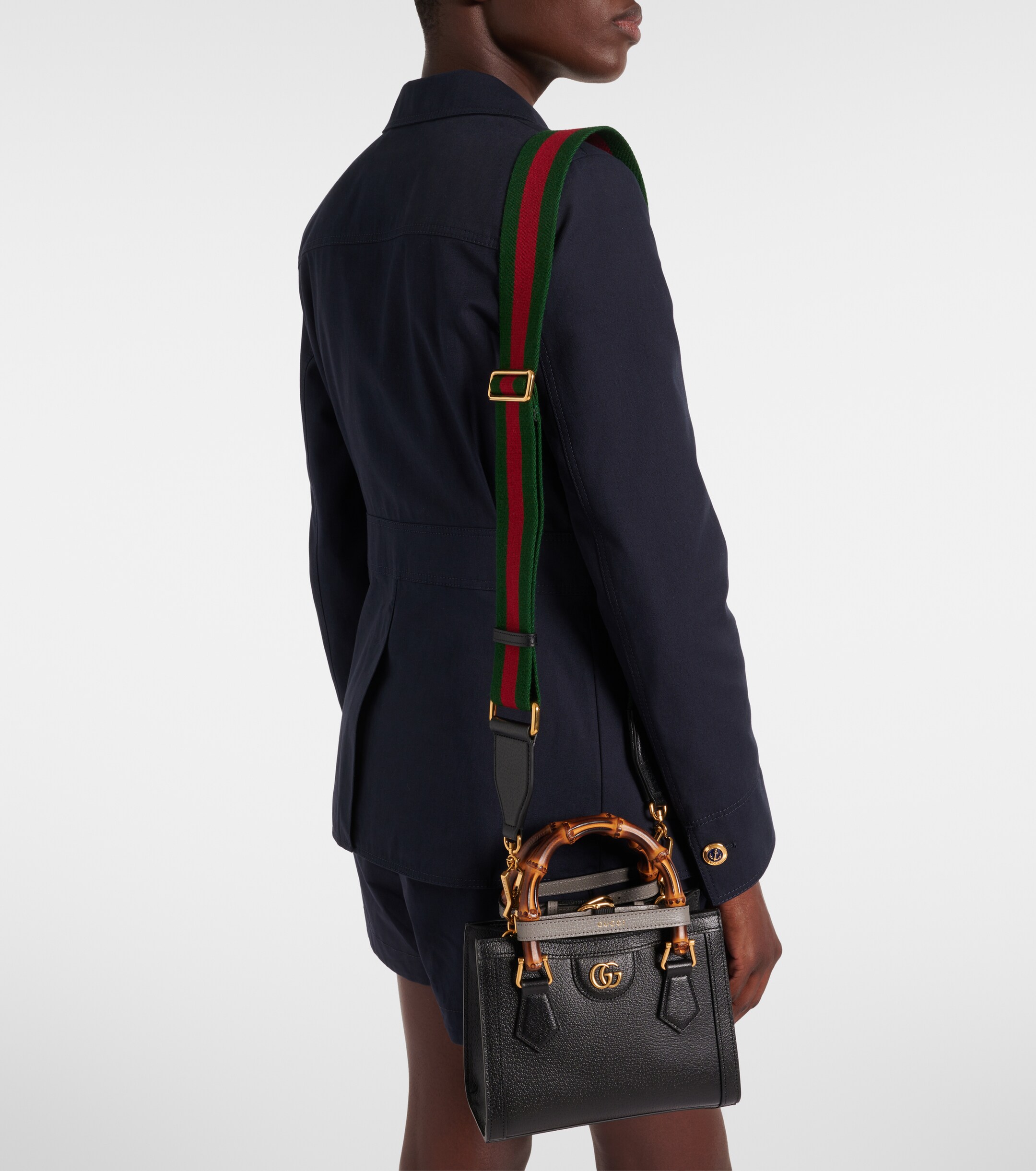 Gucci Diana Mini leather tote bag